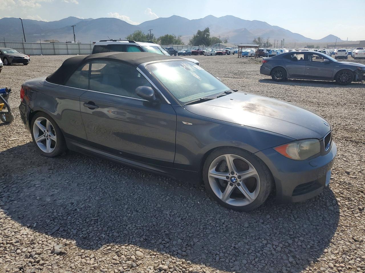 2008 Bmw 135 I Charcoal vin: WBAUN93588VF55615