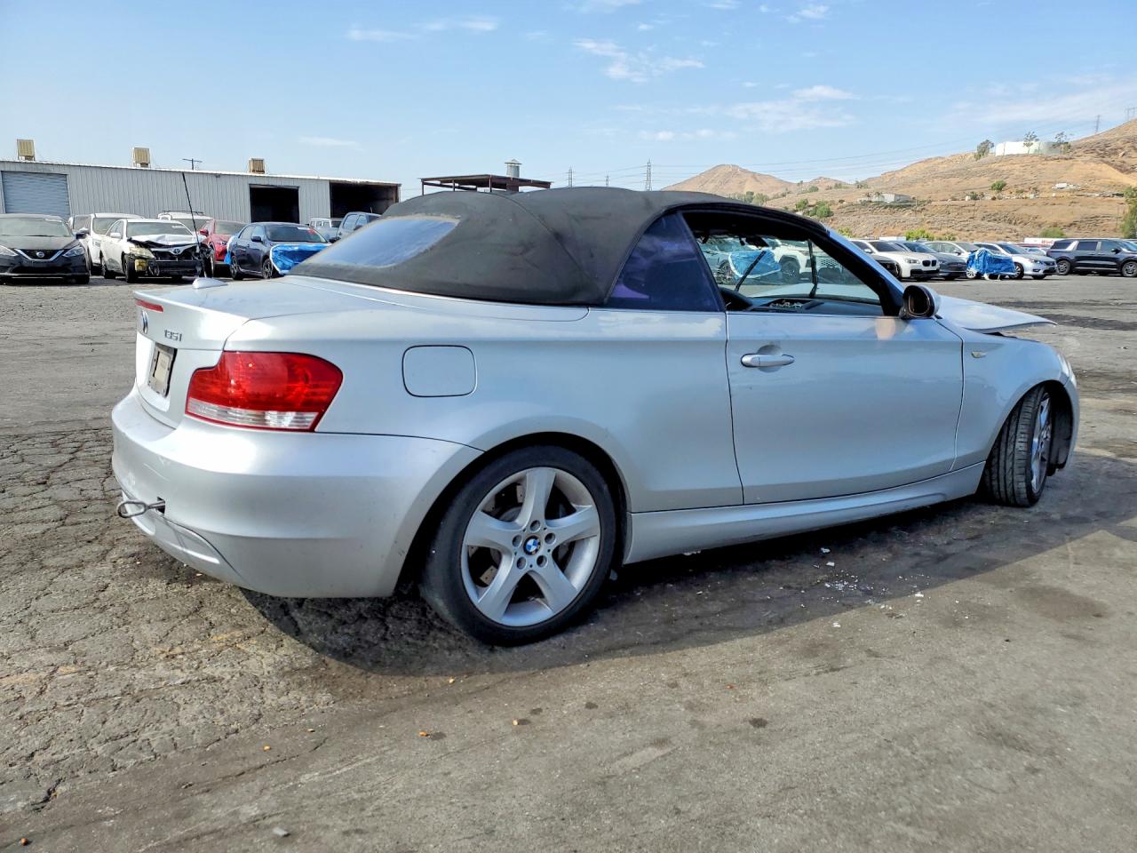 2008 Bmw 135 I Gray vin: WBAUN93588VF56117