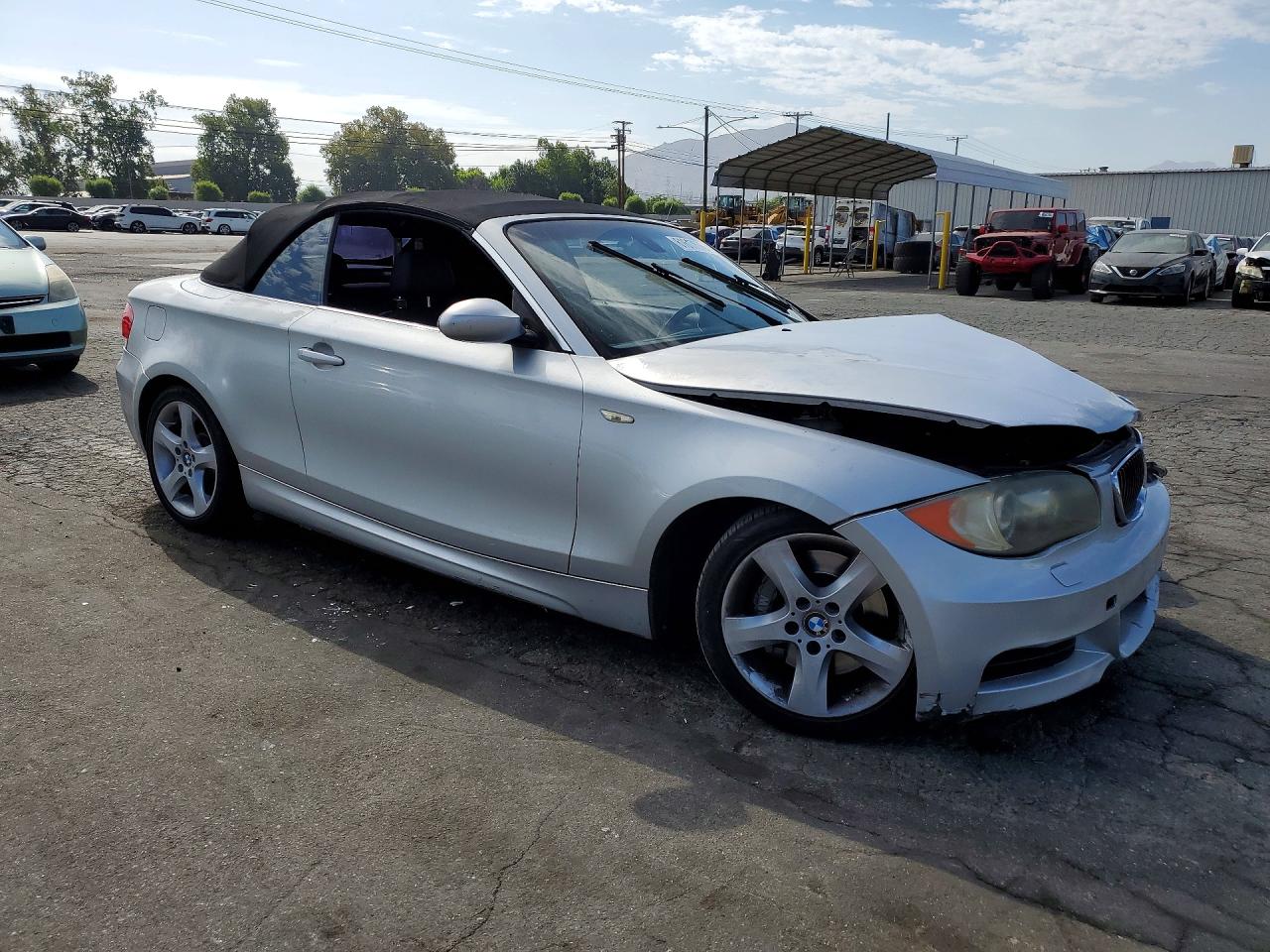 2008 Bmw 135 I Gray vin: WBAUN93588VF56117