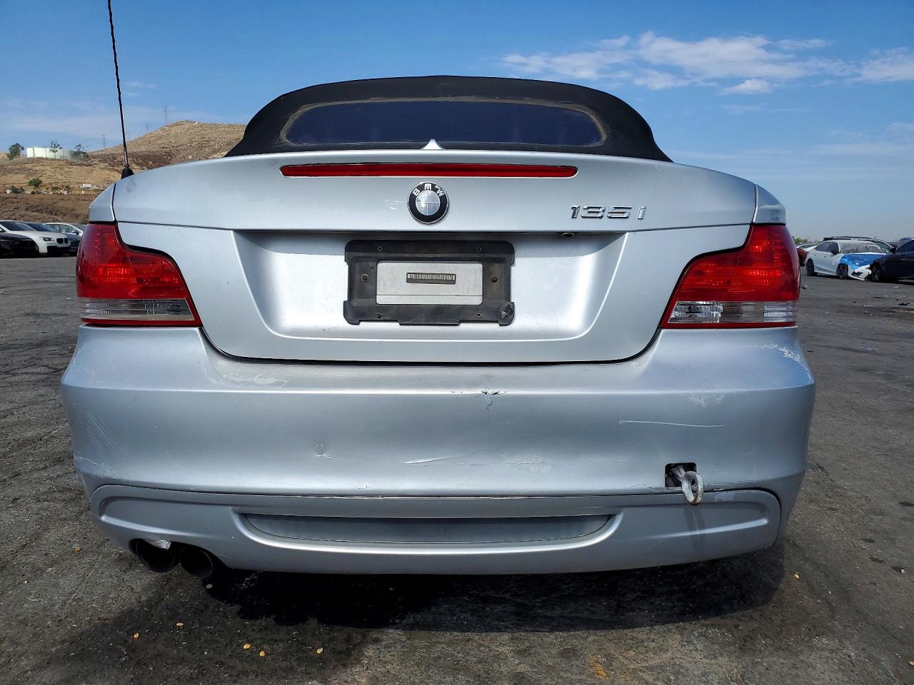 2008 Bmw 135 I Gray vin: WBAUN93588VF56117