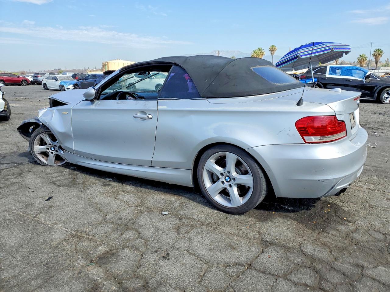2008 Bmw 135 I Gray vin: WBAUN93588VF56117