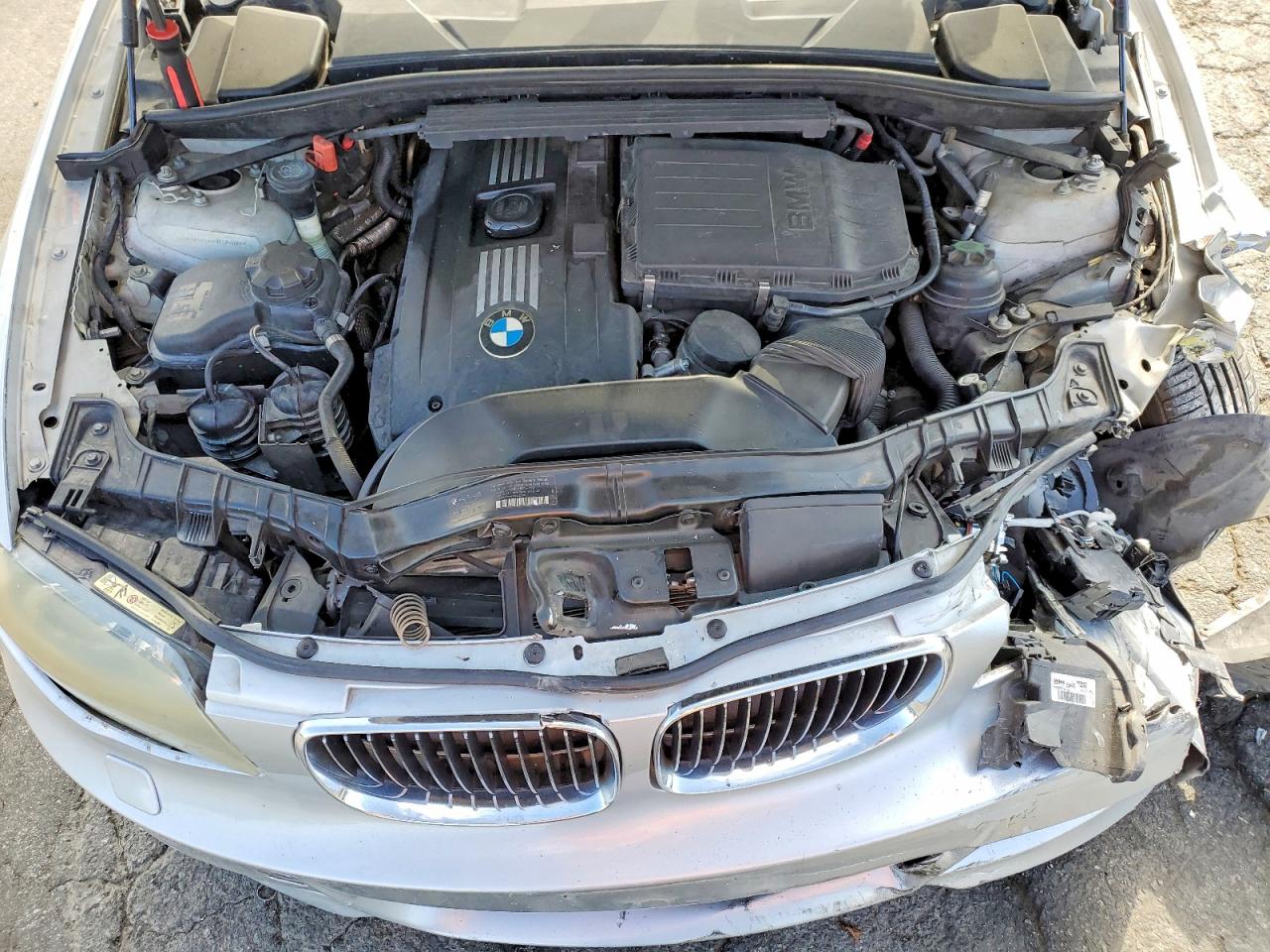 2008 Bmw 135 I Gray vin: WBAUN93588VF56117
