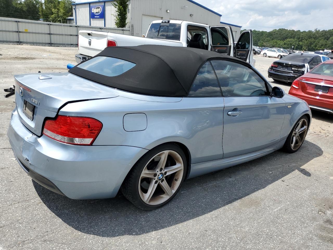 2009 Bmw 135 I Blue vin: WBAUN93589VK41218