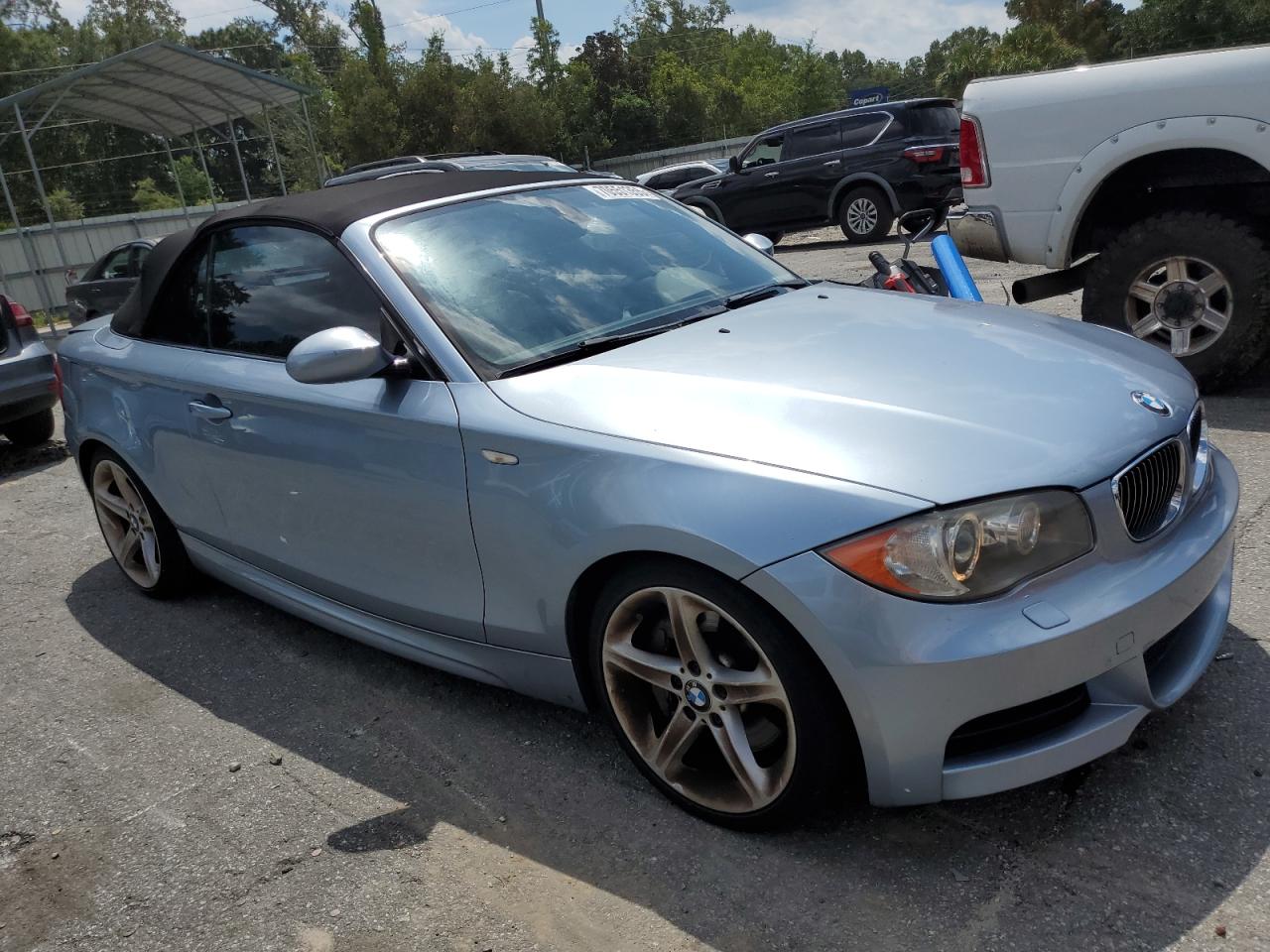 2009 Bmw 135 I Blue vin: WBAUN93589VK41218