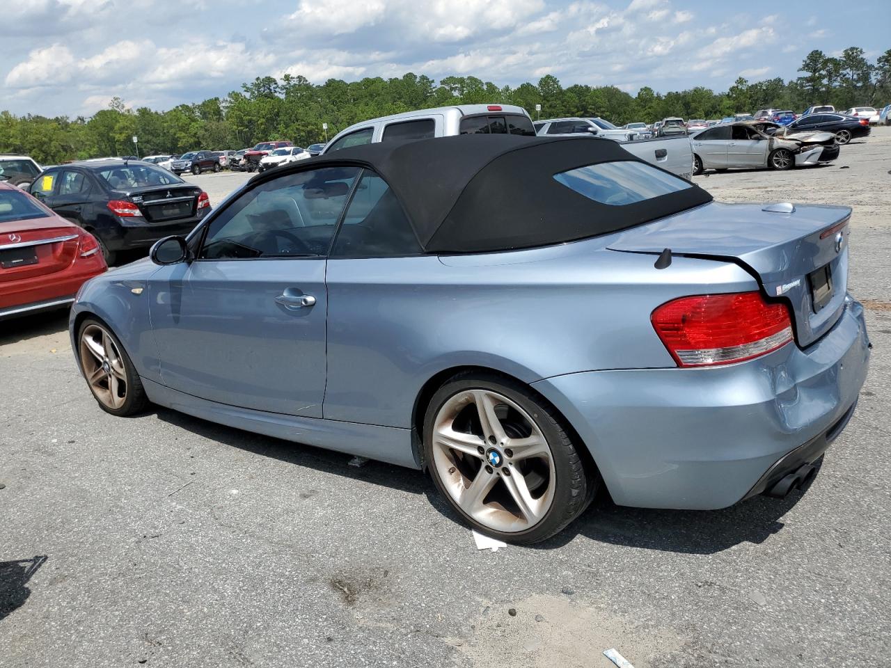 2009 Bmw 135 I Blue vin: WBAUN93589VK41218