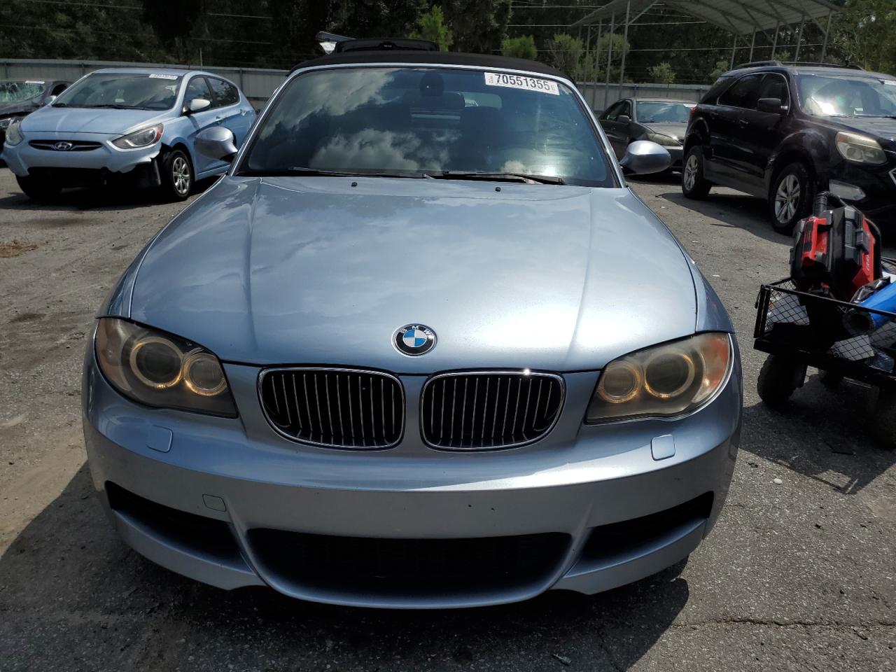 2009 Bmw 135 I Blue vin: WBAUN93589VK41218
