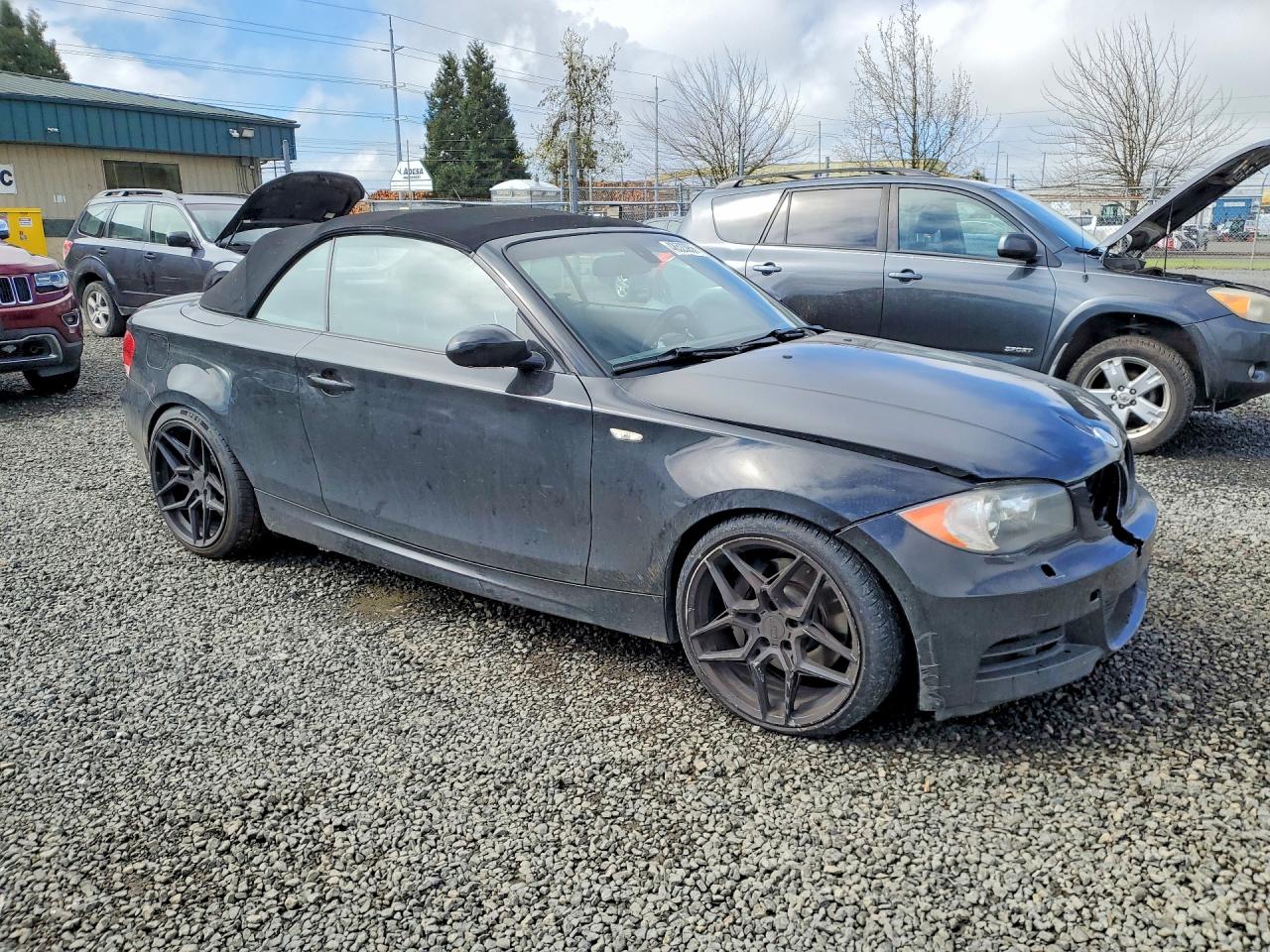 2009 Bmw 135 I Black vin: WBAUN935X9VK40720