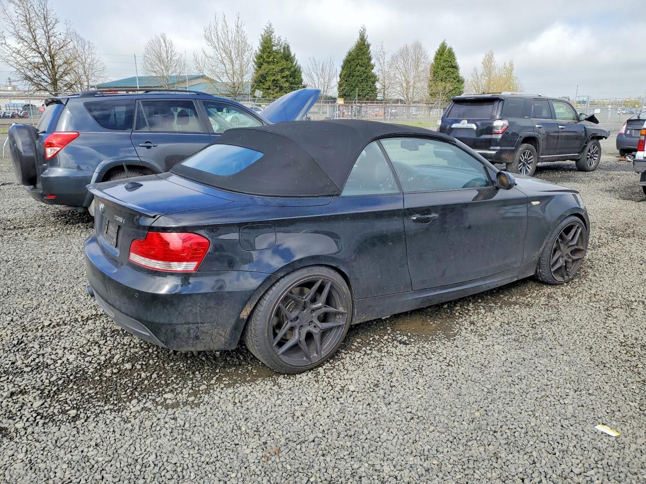 2009 Bmw 135 I Black vin: WBAUN935X9VK40720
