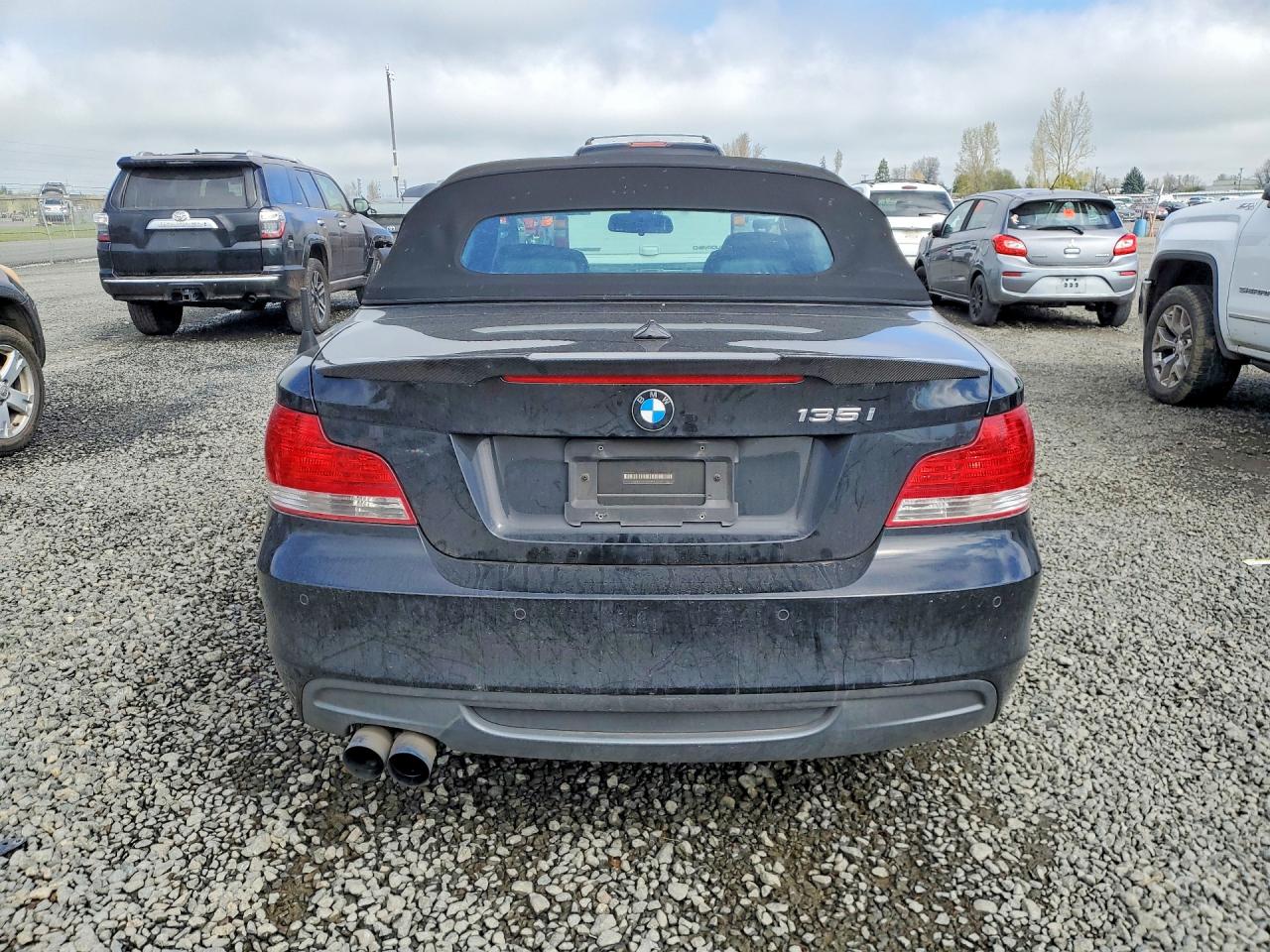 2009 Bmw 135 I Black vin: WBAUN935X9VK40720