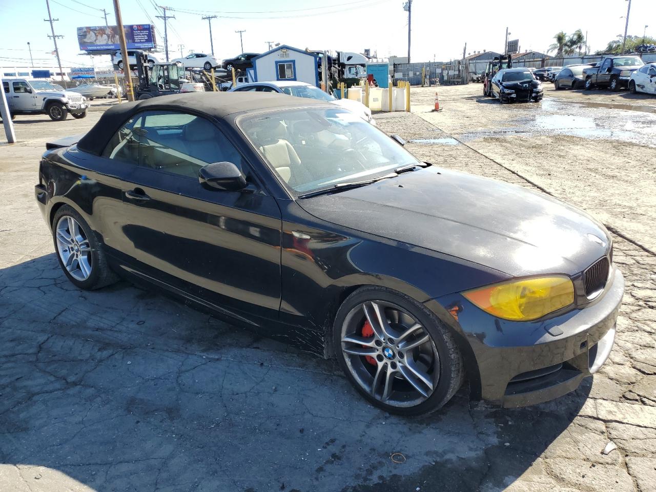 2010 Bmw 135 I Black vin: WBAUN9C52AVK41302