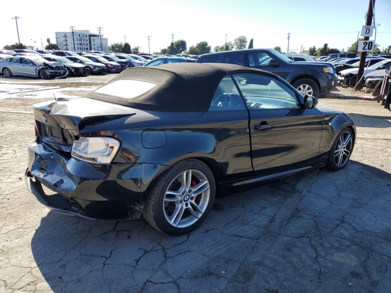2010 Bmw 135 I Black vin: WBAUN9C52AVK41302