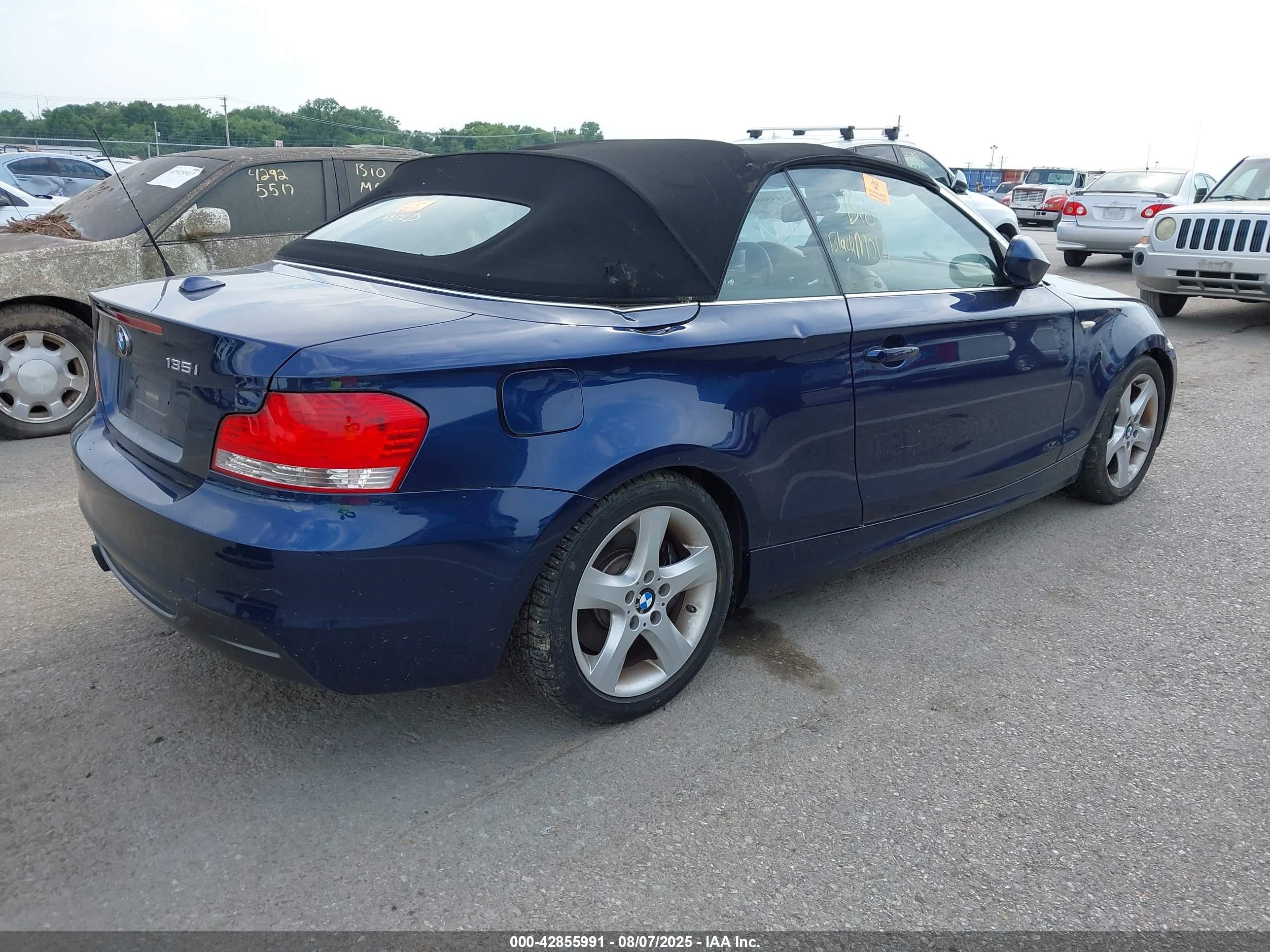 2010 Bmw 135i   Синий vin: WBAUN9C56AVK41884