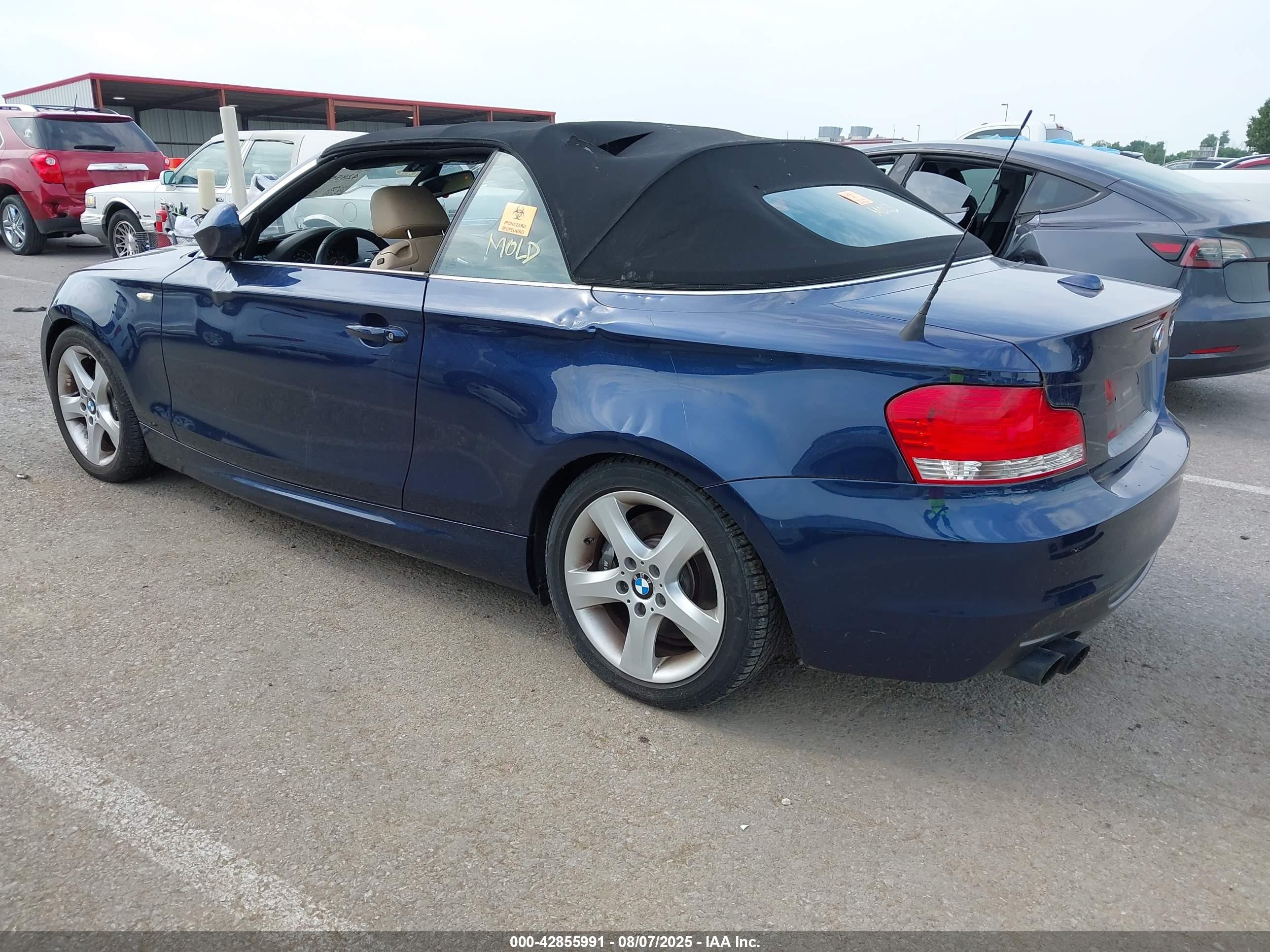 2010 Bmw 135i   Синий vin: WBAUN9C56AVK41884