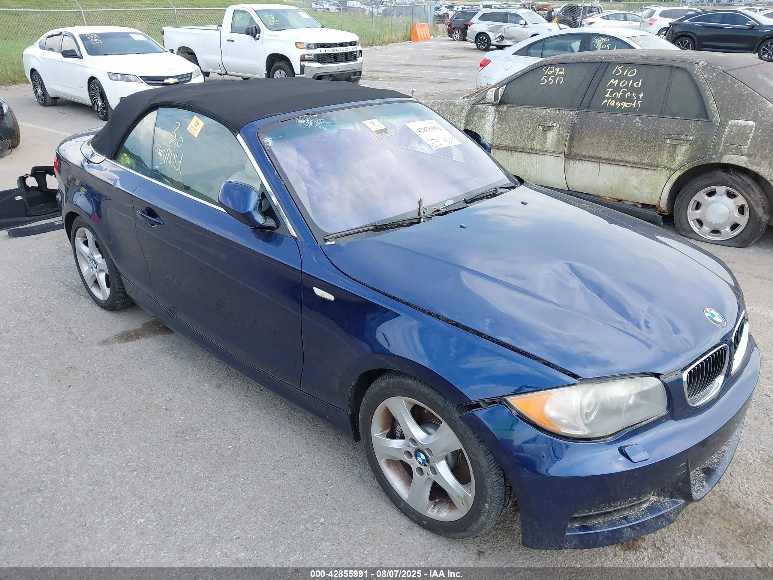2010 Bmw 135i   Синий vin: WBAUN9C56AVK41884