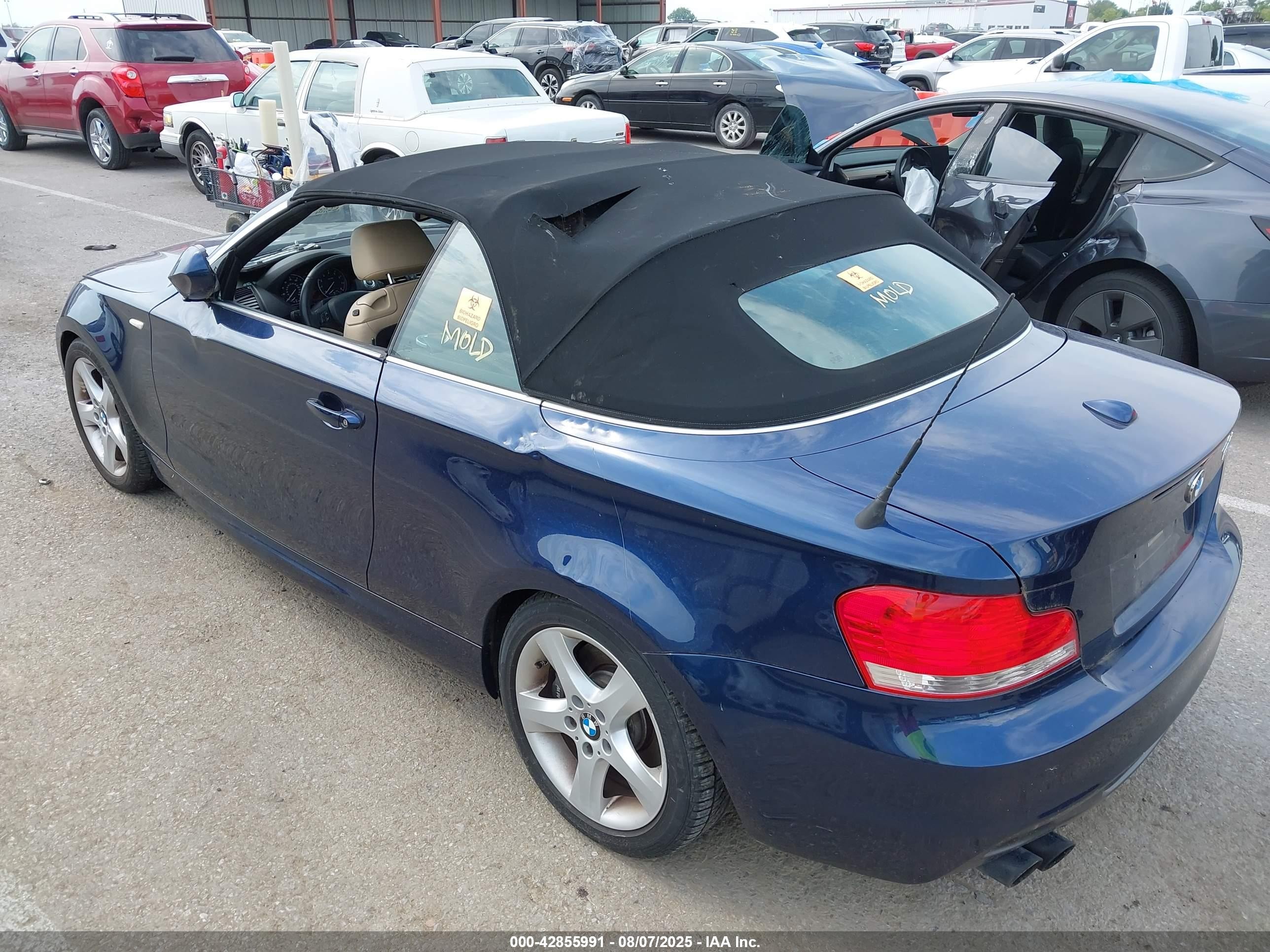 2010 Bmw 135i   Синий vin: WBAUN9C56AVK41884