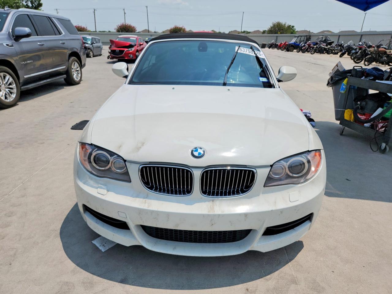 2010 Bmw 135 I White vin: WBAUN9C57AVK41781