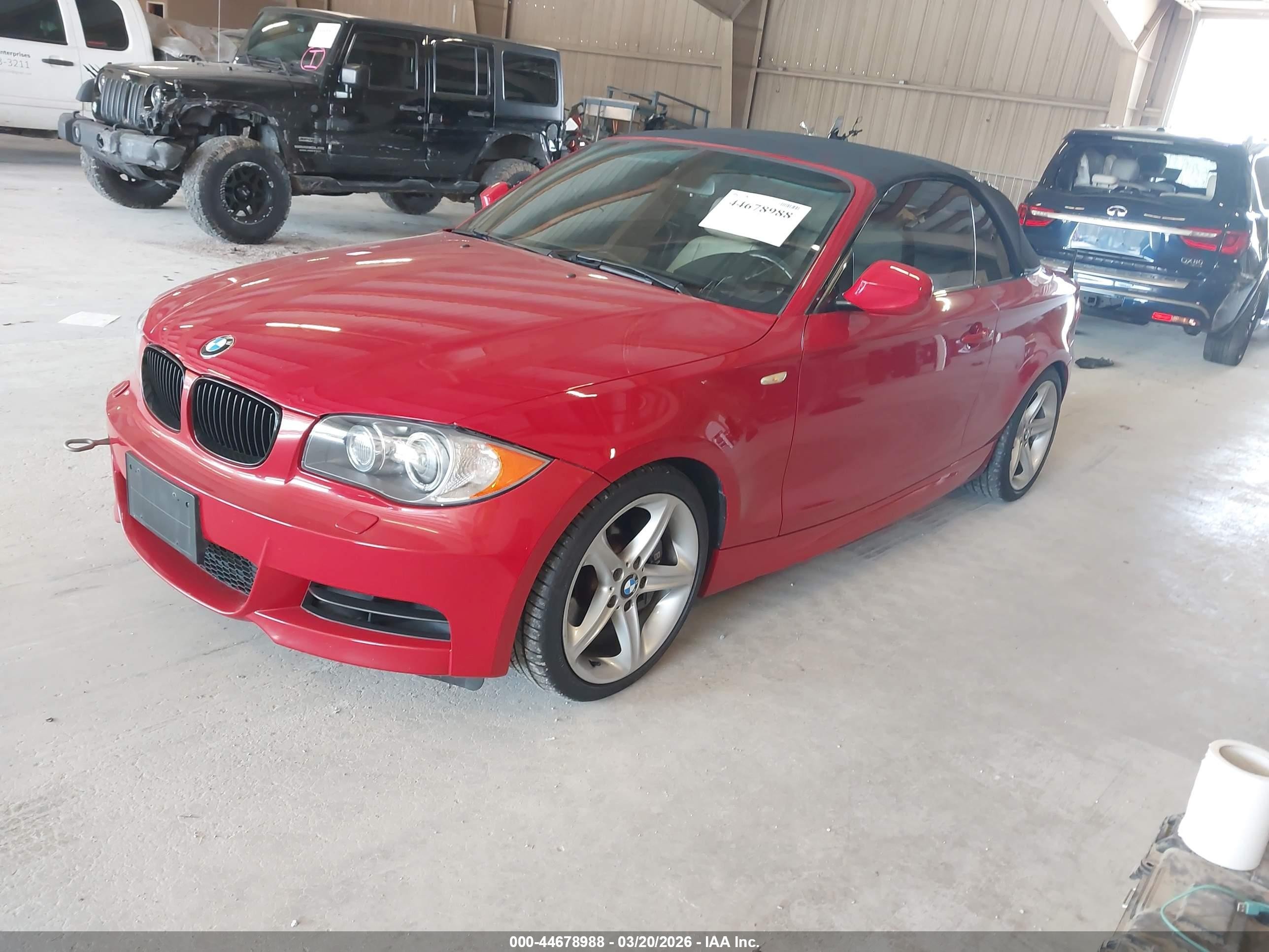 2010 Bmw 135i   Red vin: WBAUN9C58AVK41594