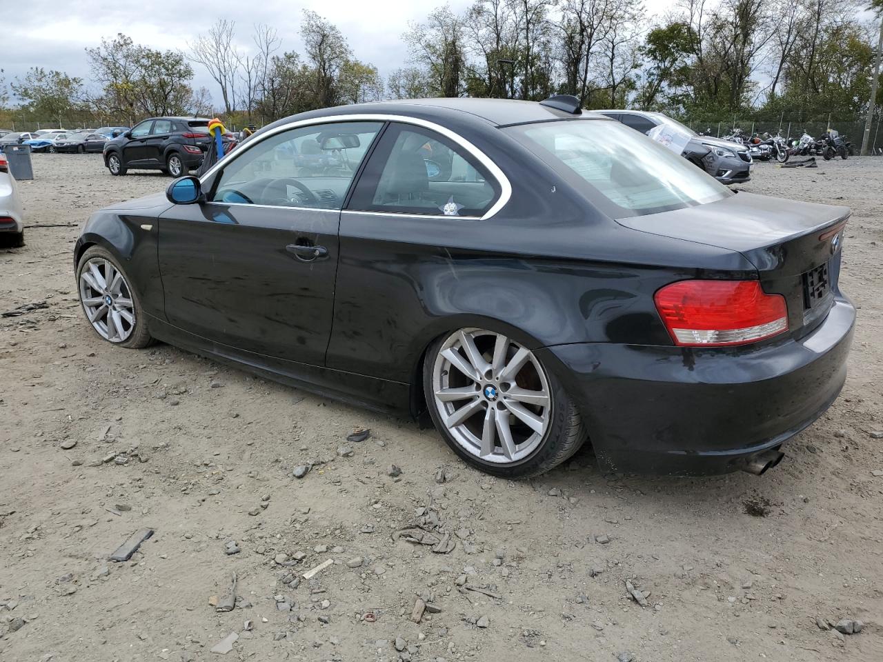 2008 Bmw 128 I Black vin: WBAUP73508VF06312