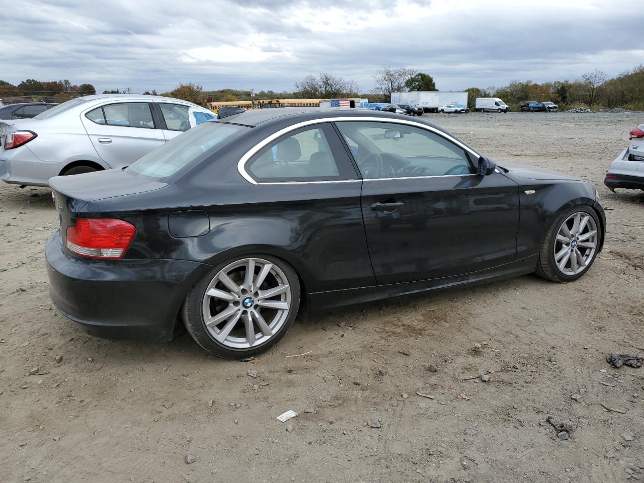 2008 Bmw 128 I Black vin: WBAUP73508VF06312