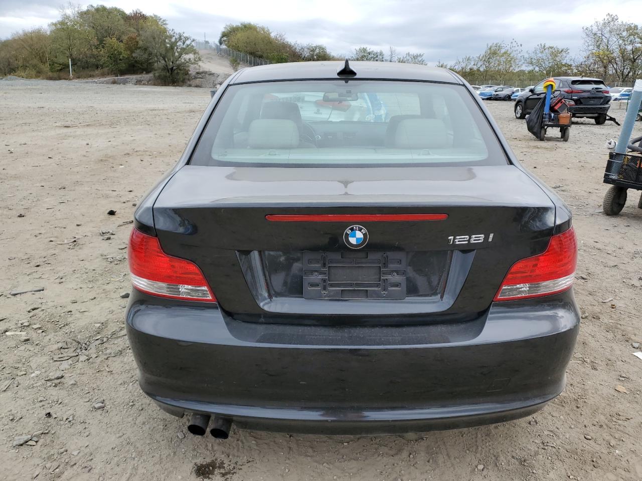 2008 Bmw 128 I Black vin: WBAUP73508VF06312