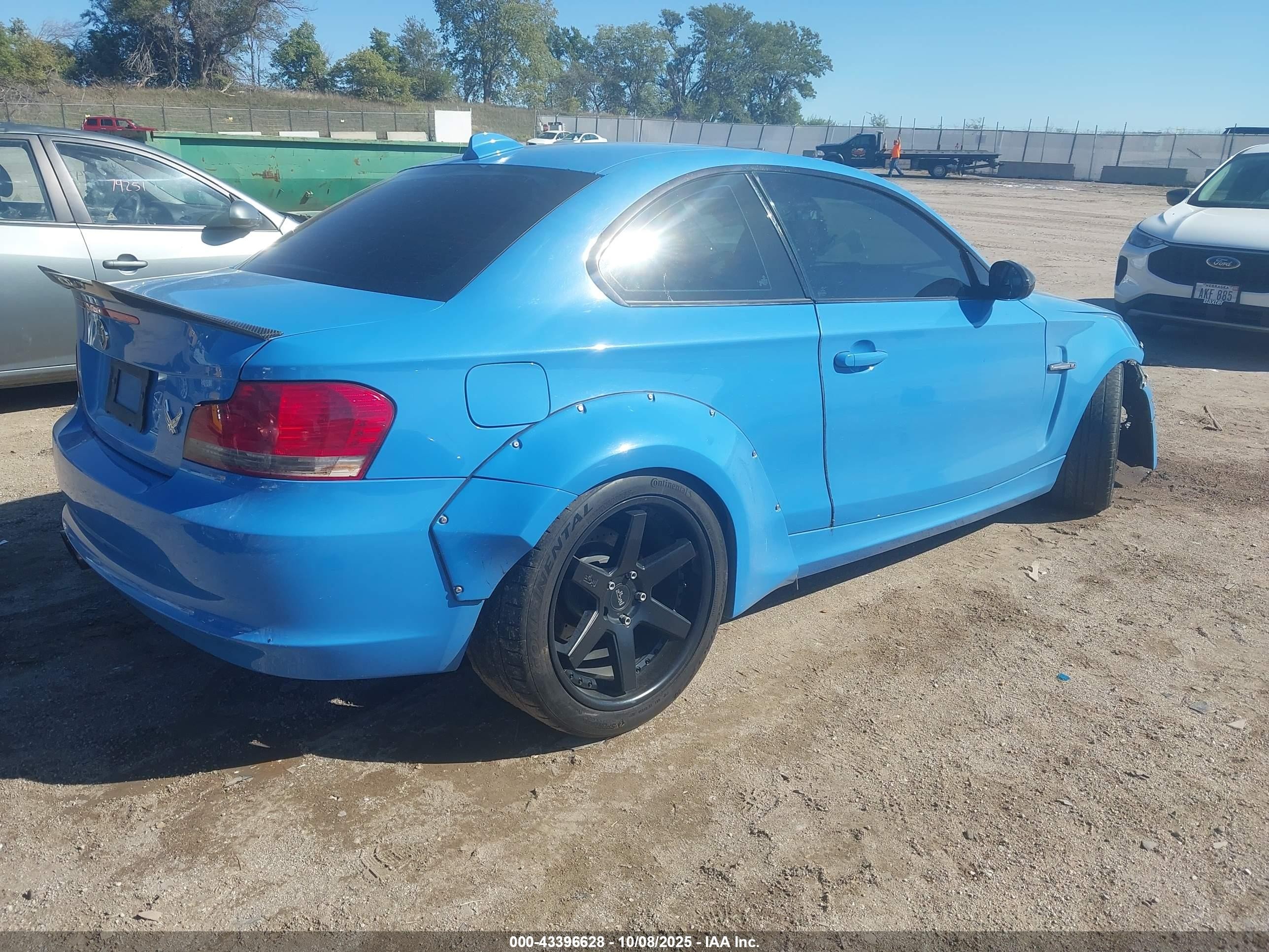 2008 Bmw 128i   Blue vin: WBAUP73508VF08853