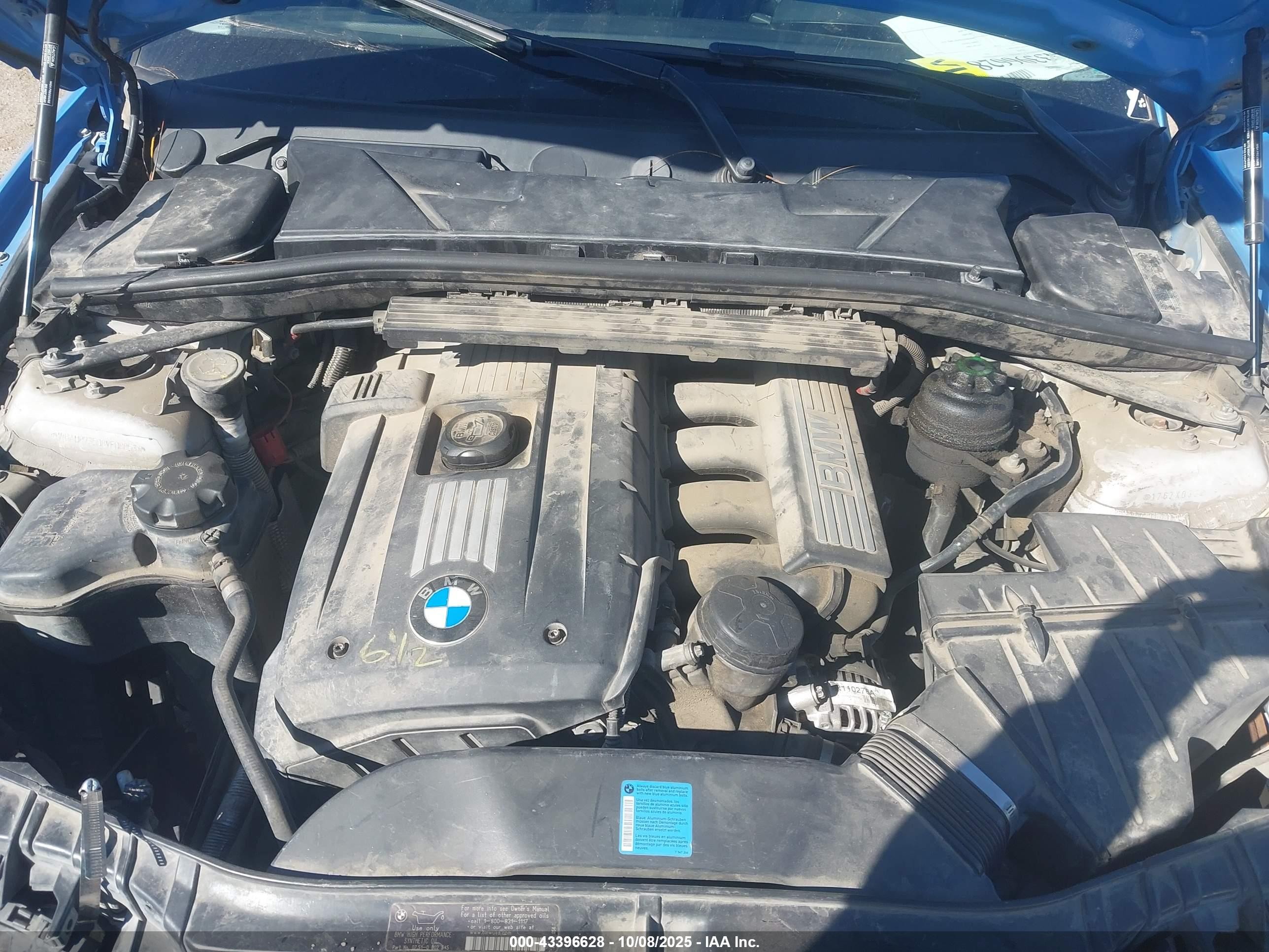 2008 Bmw 128i   Blue vin: WBAUP73508VF08853