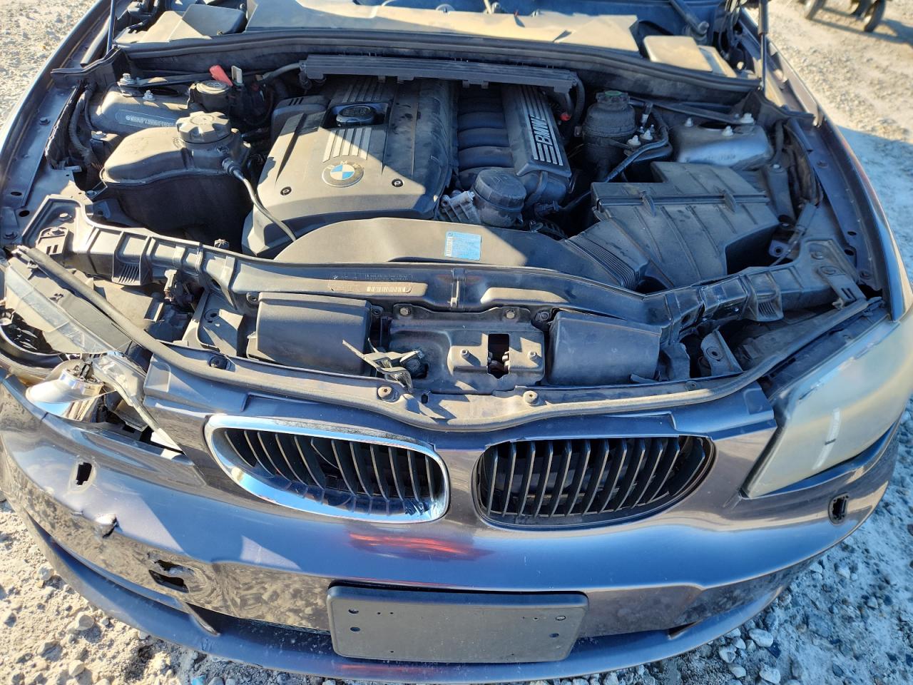 2008 Bmw 128 I Gray vin: WBAUP73508VF08965