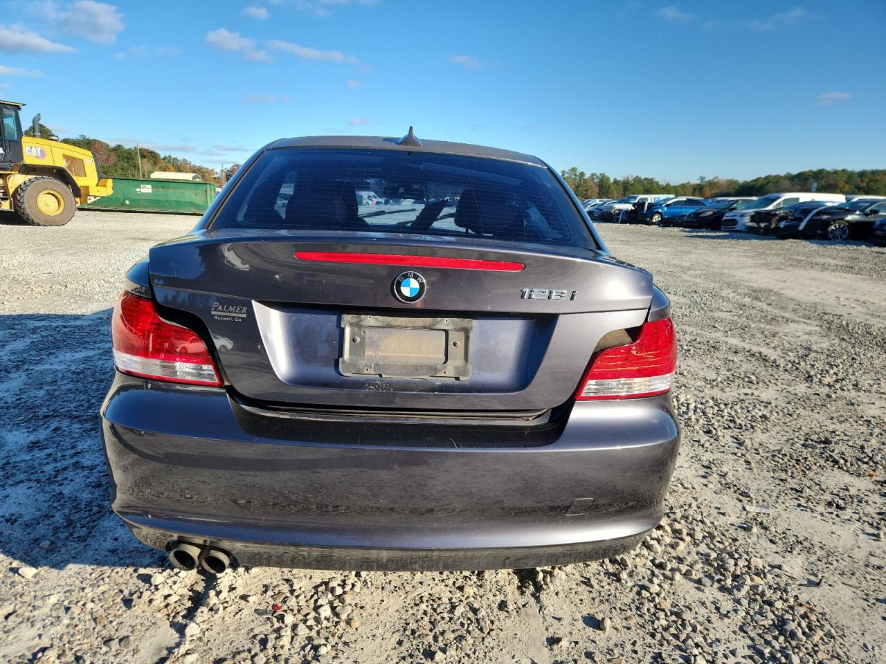 2008 Bmw 128 I Gray vin: WBAUP73508VF08965