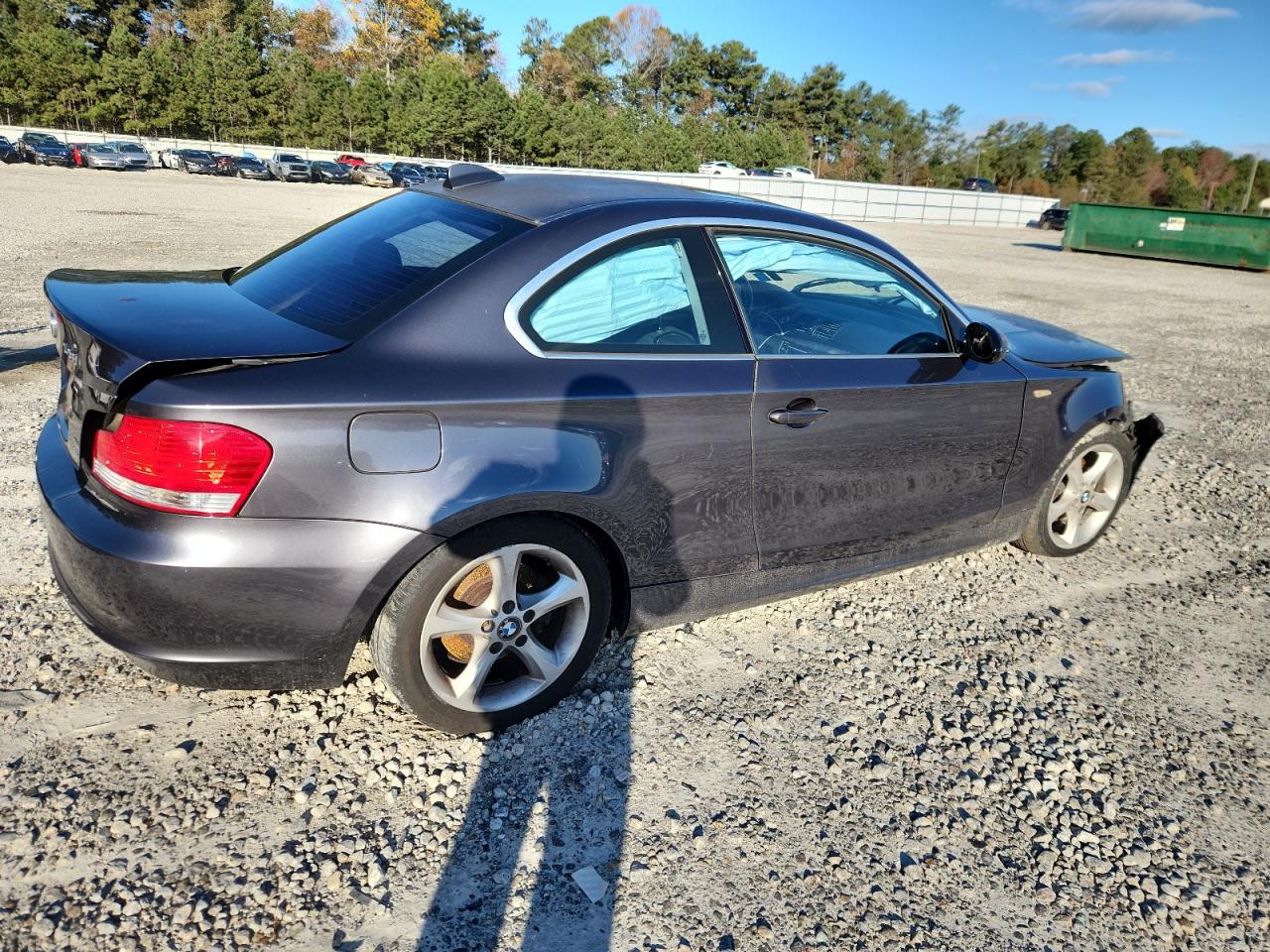 2008 Bmw 128 I Gray vin: WBAUP73508VF08965