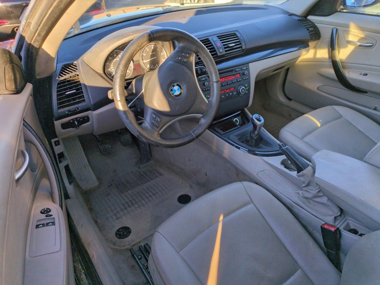 2008 Bmw 128 I Black vin: WBAUP73518VF06576