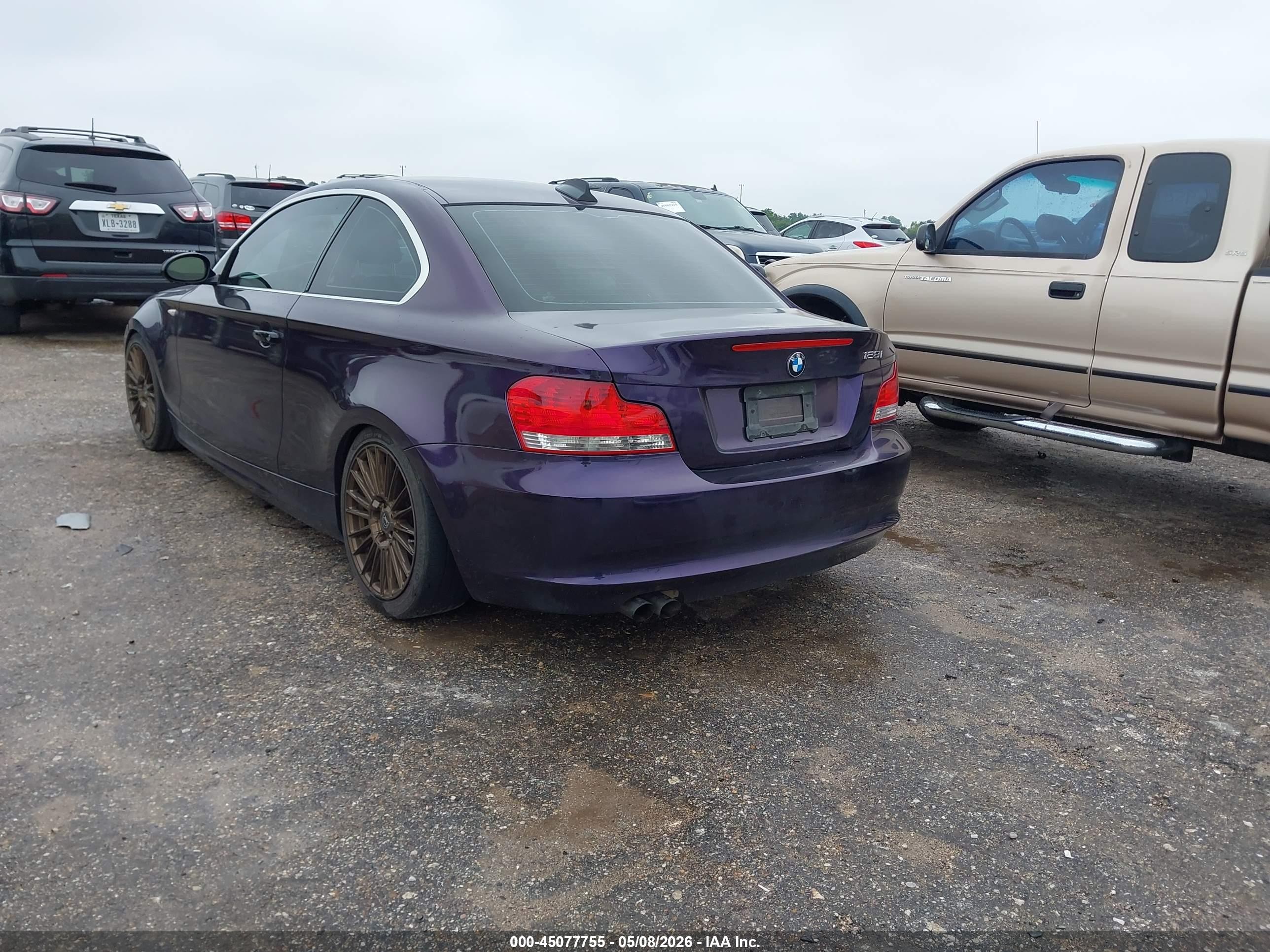 2008 Bmw 128i   Purple vin: WBAUP73518VF08649