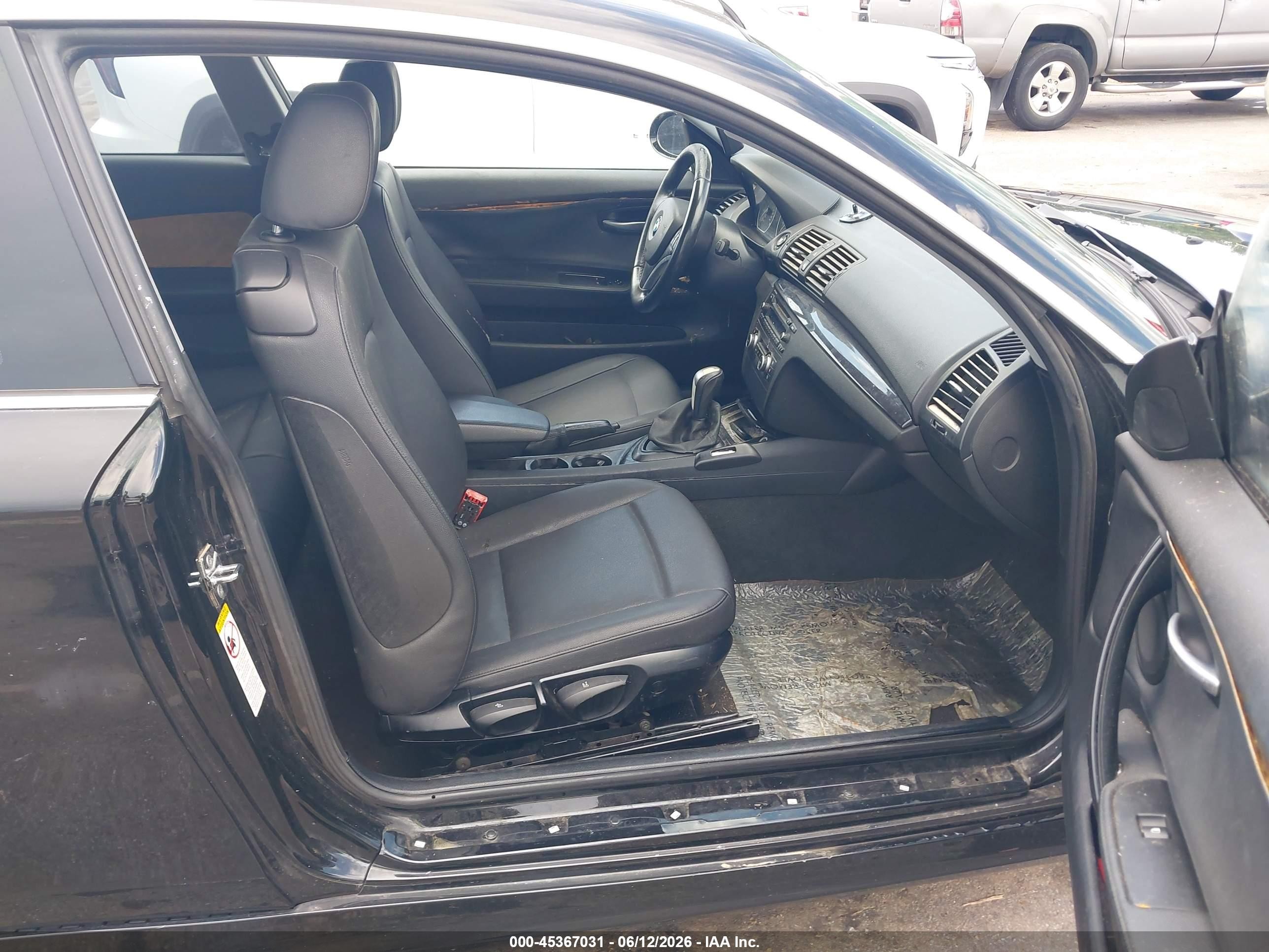 2009 Bmw 128i   Black vin: WBAUP73519VK75757
