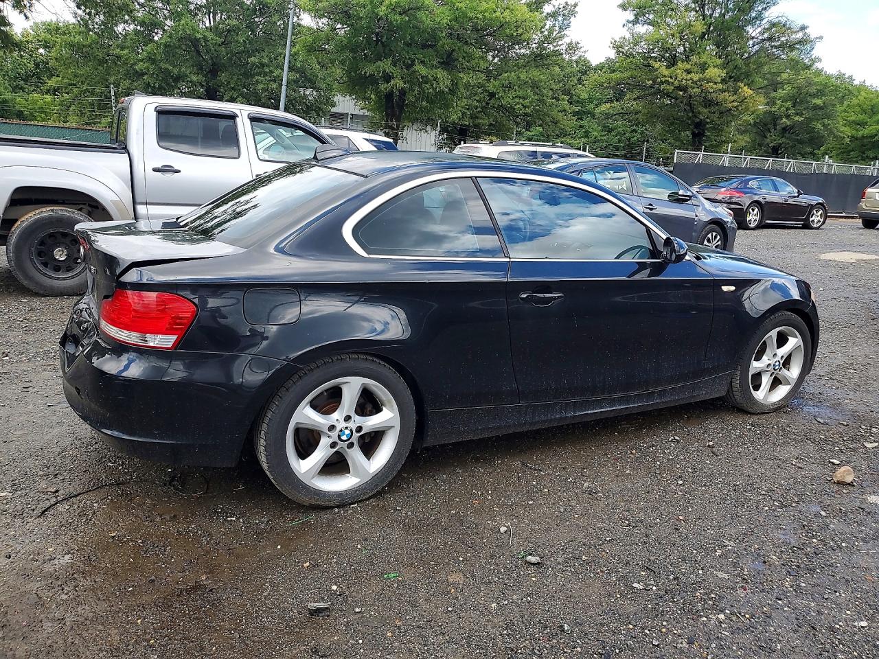 2009 Bmw 128 I Black vin: WBAUP73519VK76259