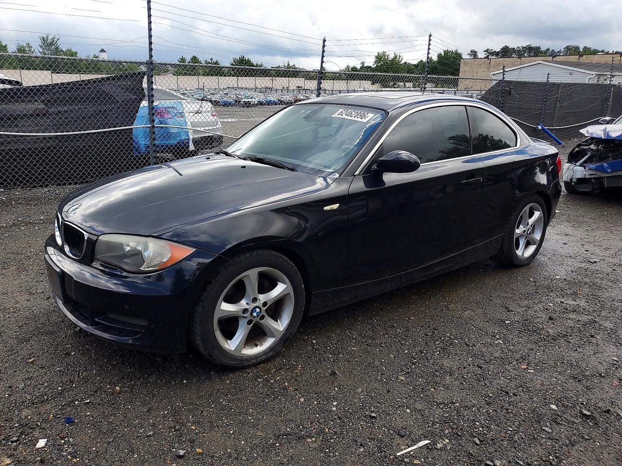 2009 Bmw 128 I Black vin: WBAUP73519VK76259