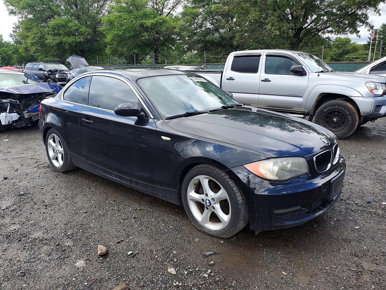 2009 Bmw 128 I Black vin: WBAUP73519VK76259