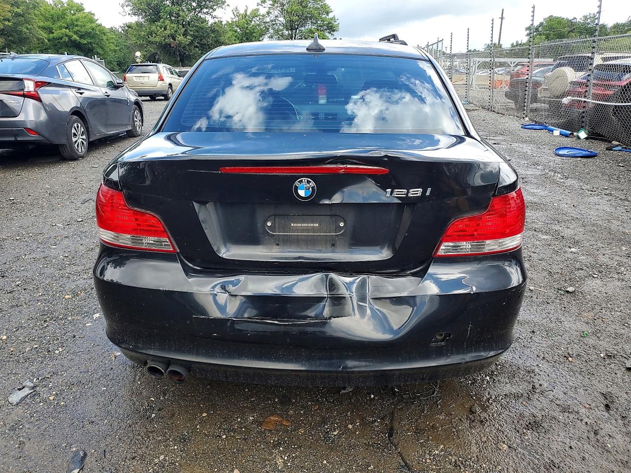 2009 Bmw 128 I Black vin: WBAUP73519VK76259