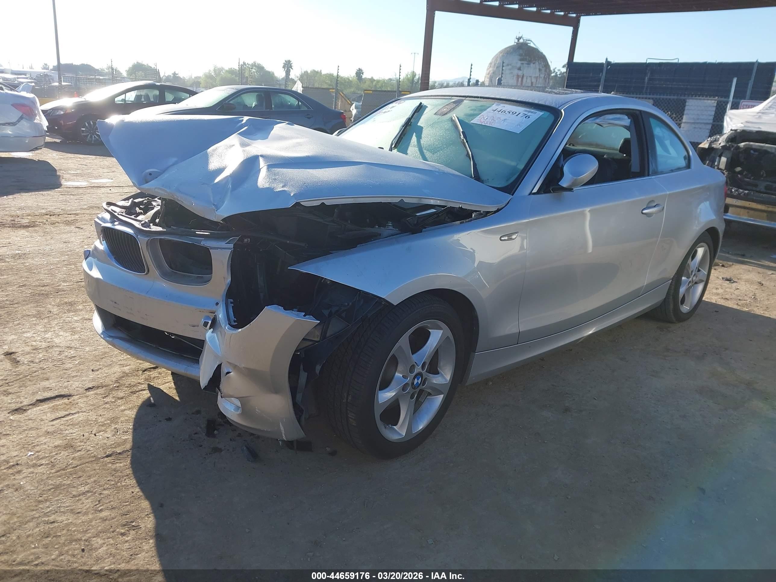 2009 Bmw 128i   Silver vin: WBAUP73529VK75590