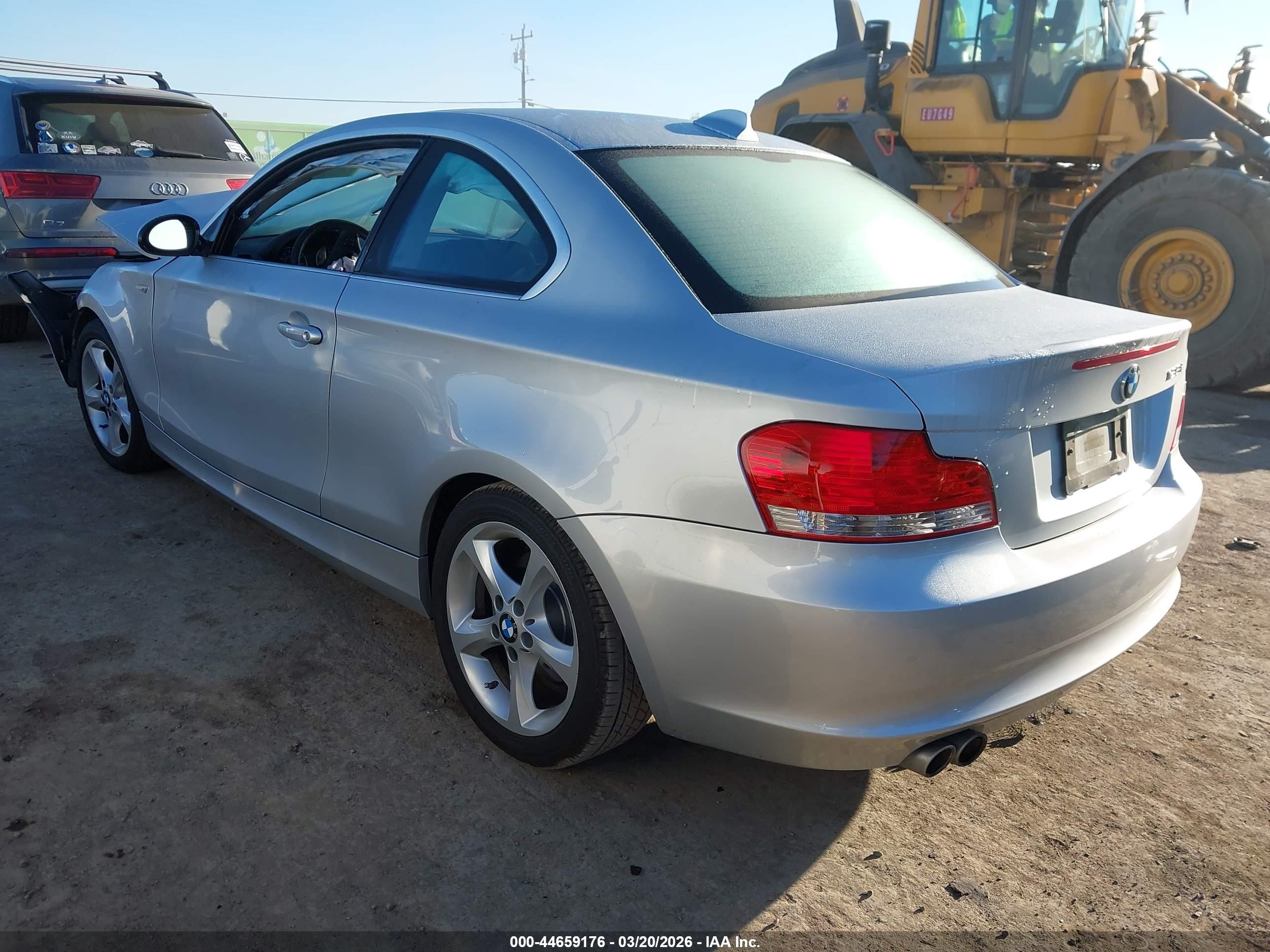 2009 Bmw 128i   Silver vin: WBAUP73529VK75590