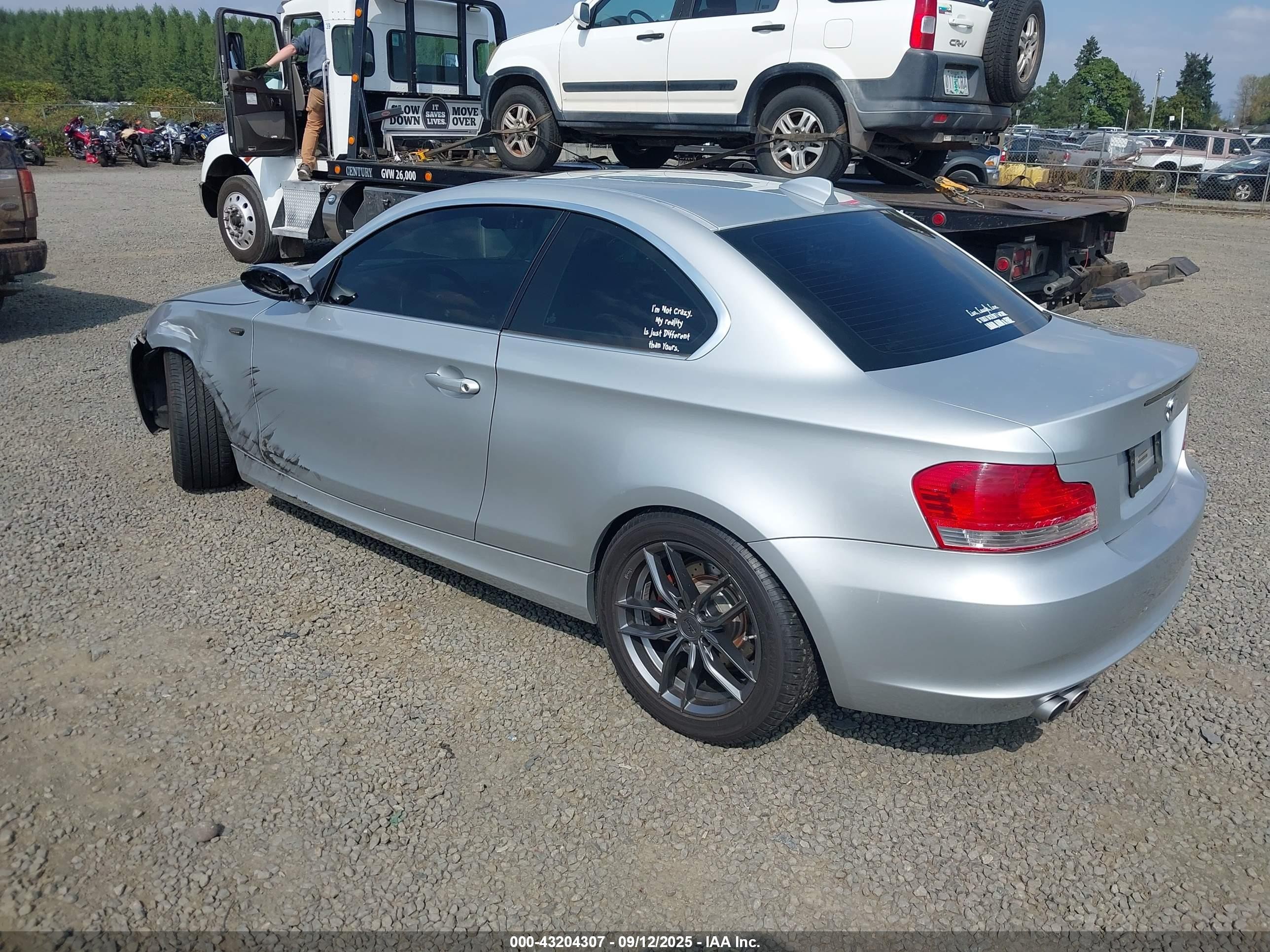 2008 Bmw 128i   Silver vin: WBAUP73538VF06322