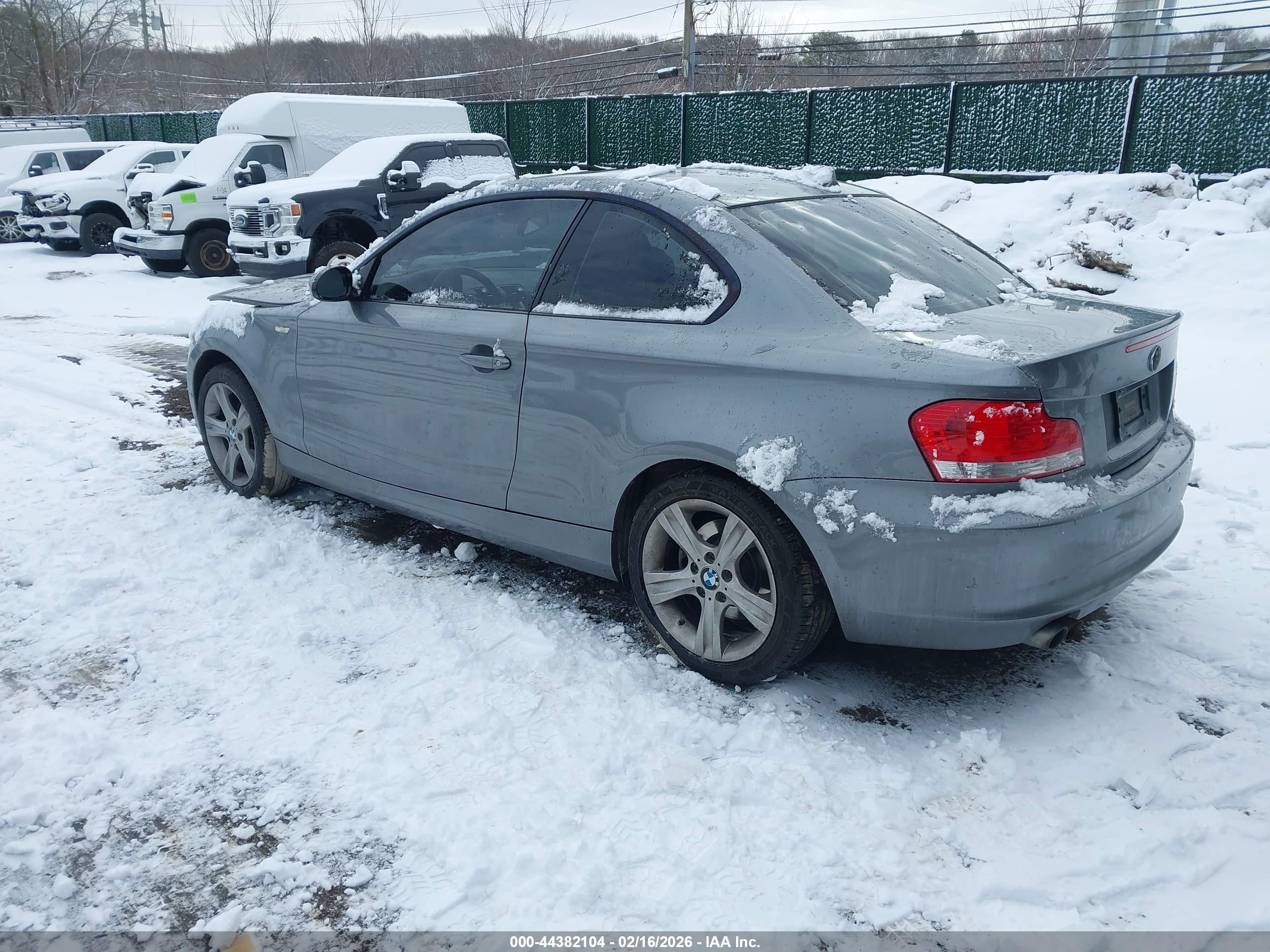 2009 Bmw 128i   Gray vin: WBAUP73539VK75808
