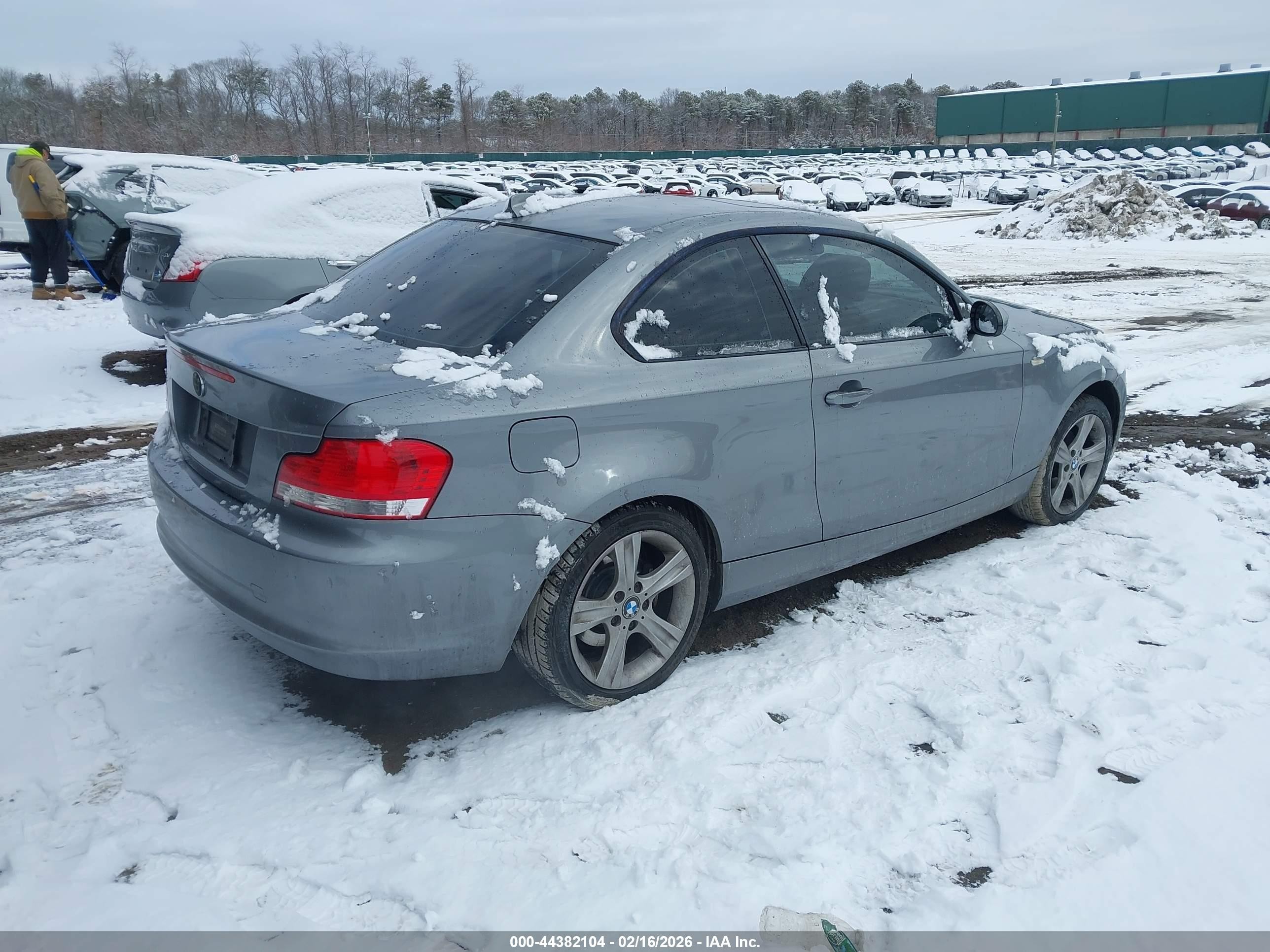 2009 Bmw 128i   Gray vin: WBAUP73539VK75808