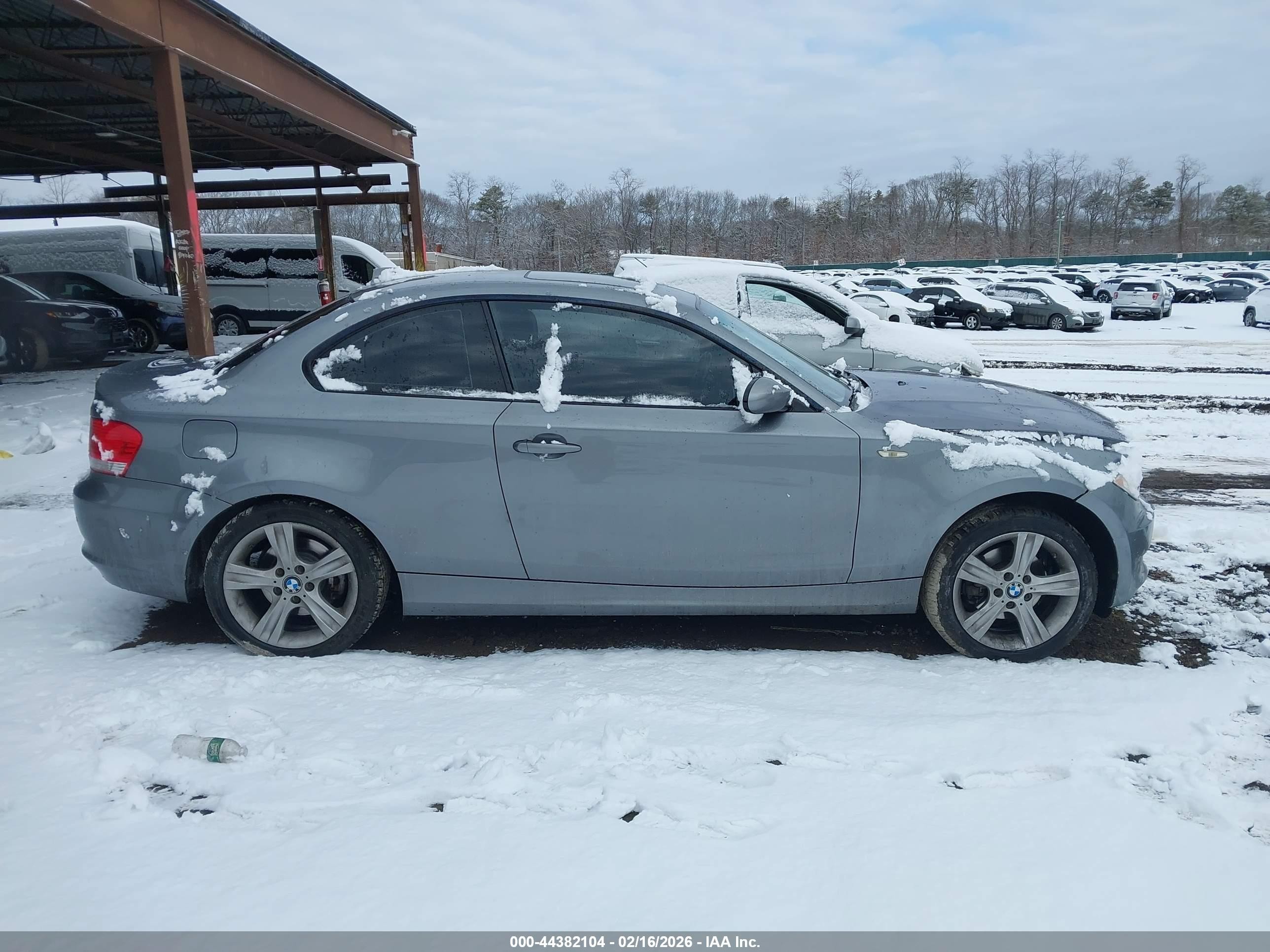 2009 Bmw 128i   Gray vin: WBAUP73539VK75808