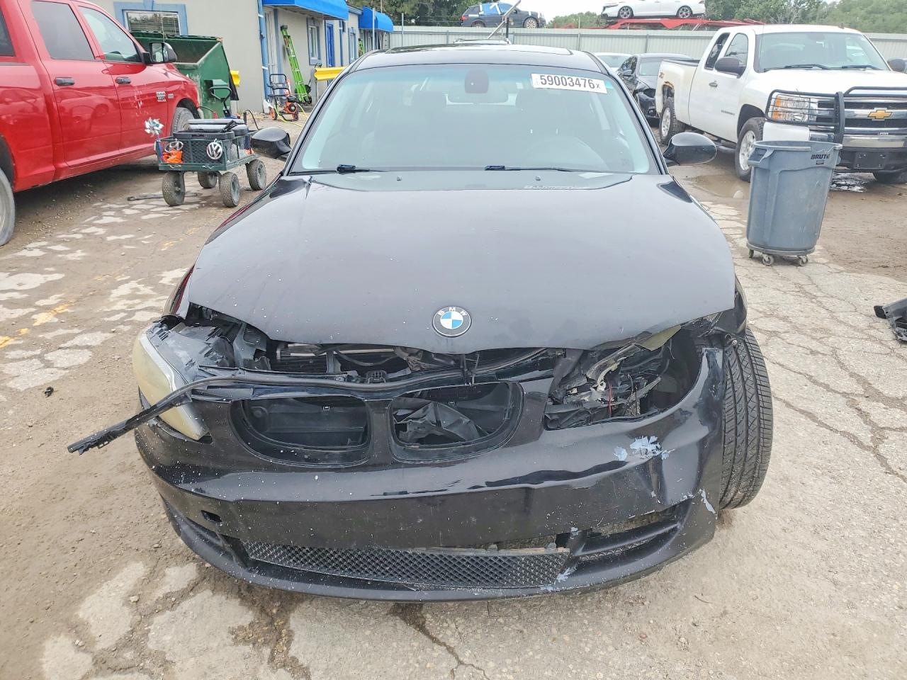 2009 Bmw 128 I Черный vin: WBAUP73539VK75937
