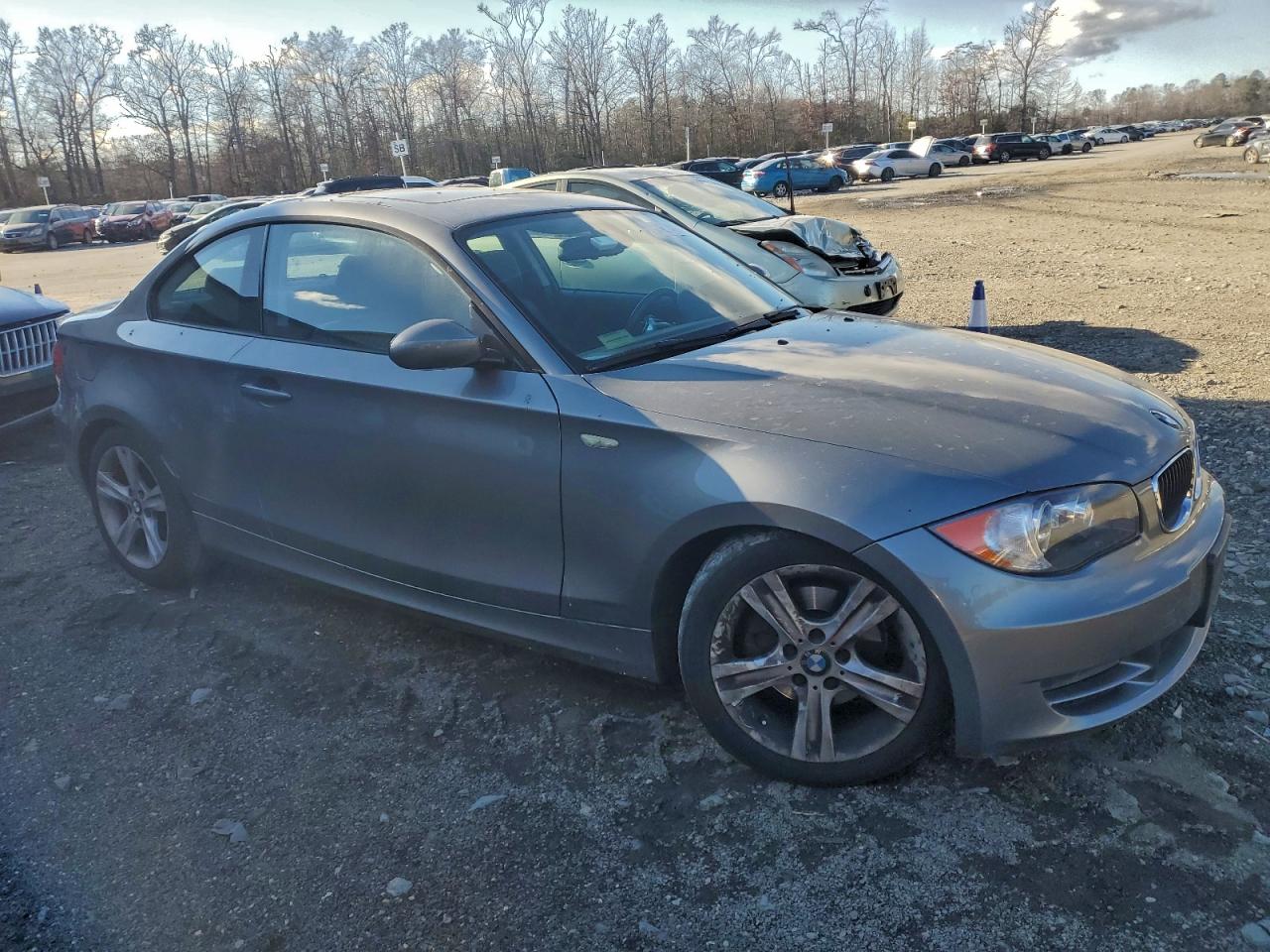 2009 Bmw 128 I Gray vin: WBAUP73539VK76053