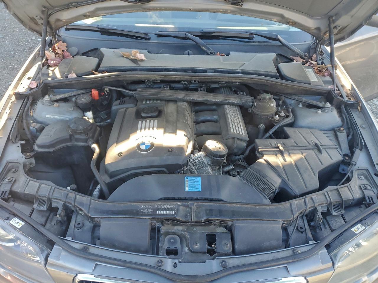 2009 Bmw 128 I Gray vin: WBAUP73539VK76053