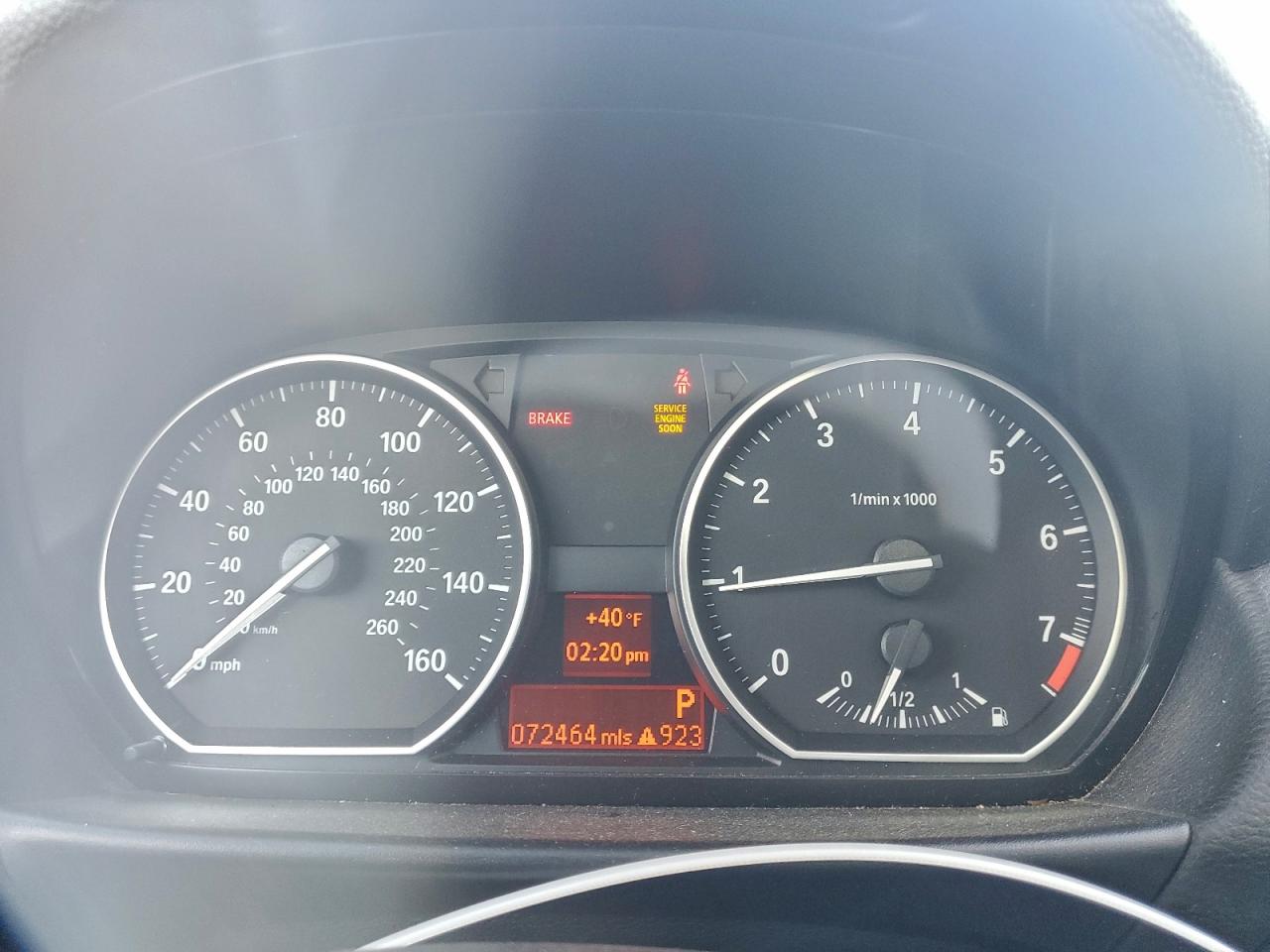 2009 Bmw 128 I Gray vin: WBAUP73539VK76053