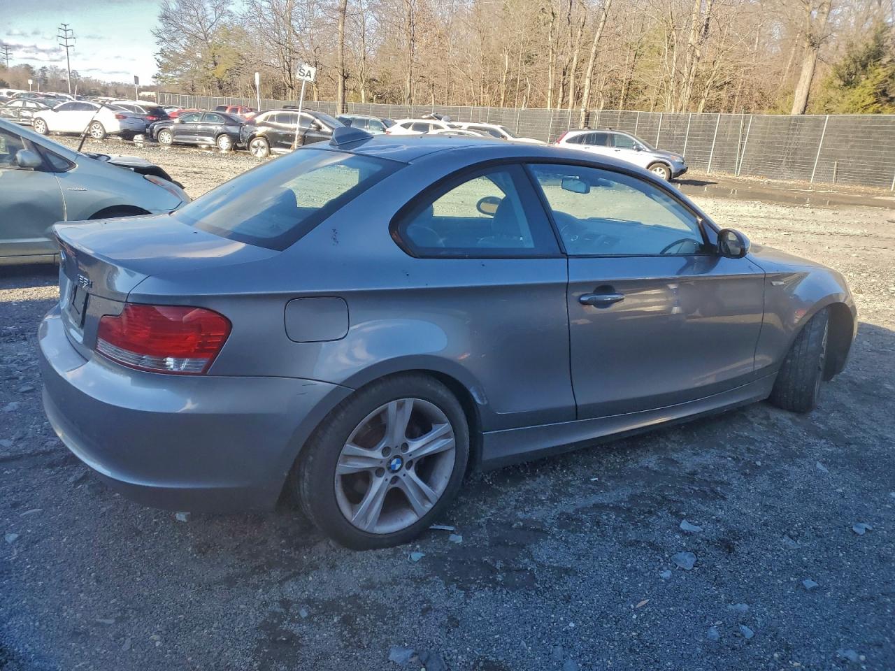 2009 Bmw 128 I Gray vin: WBAUP73539VK76053