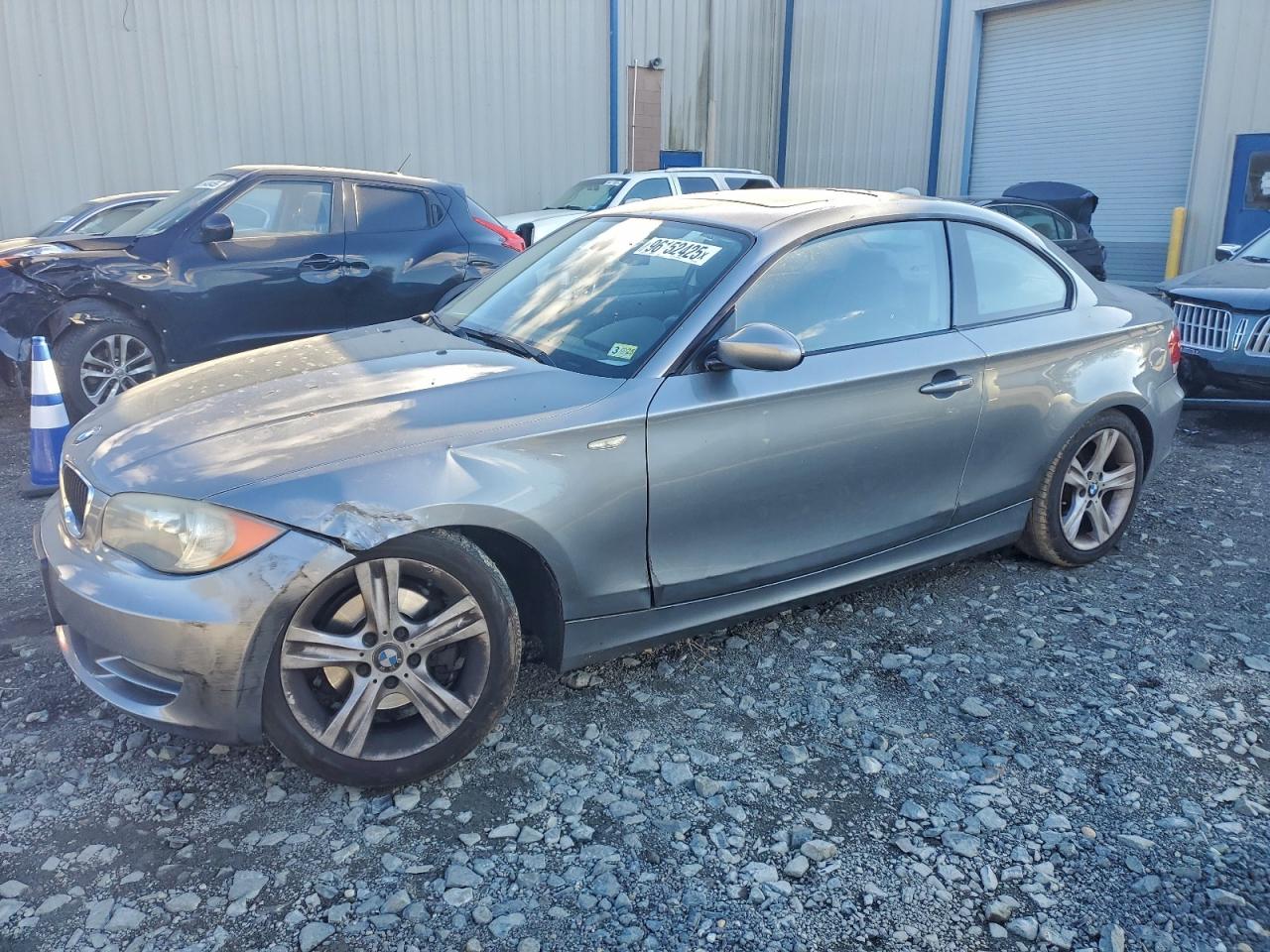 2009 Bmw 128 I Gray vin: WBAUP73539VK76053