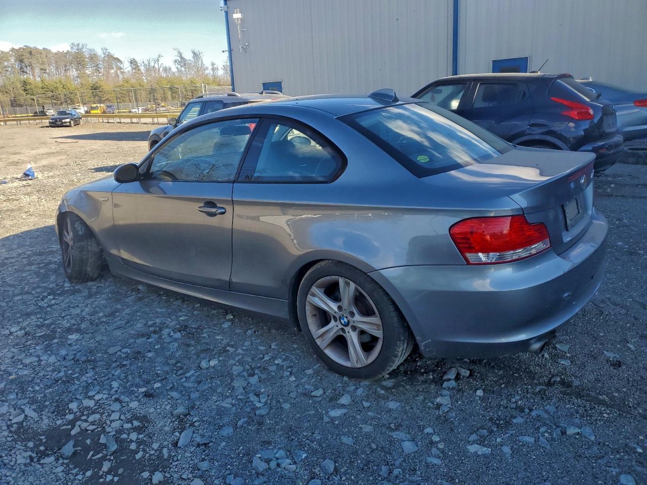 2009 Bmw 128 I Gray vin: WBAUP73539VK76053