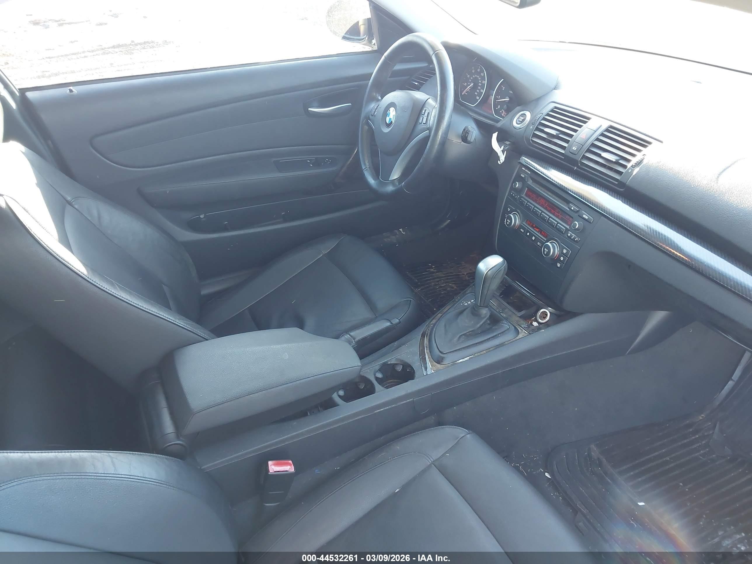 2008 Bmw 128i   Black vin: WBAUP73548VF09844